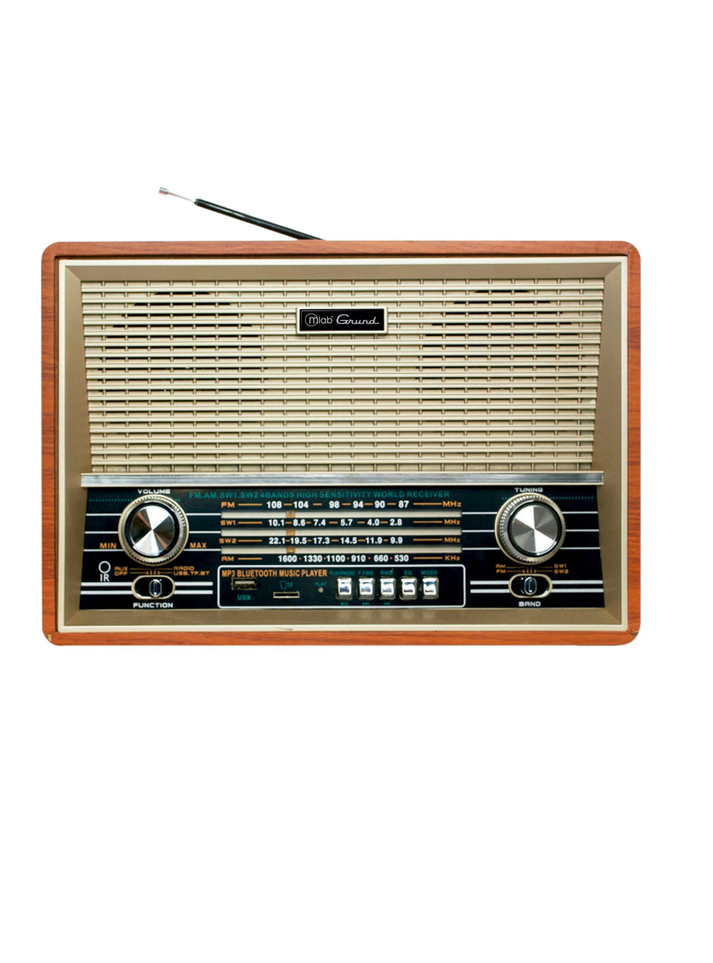 Radio Vintage Con Bluetooth Retro Portatil AM/FM Grund 8733-0