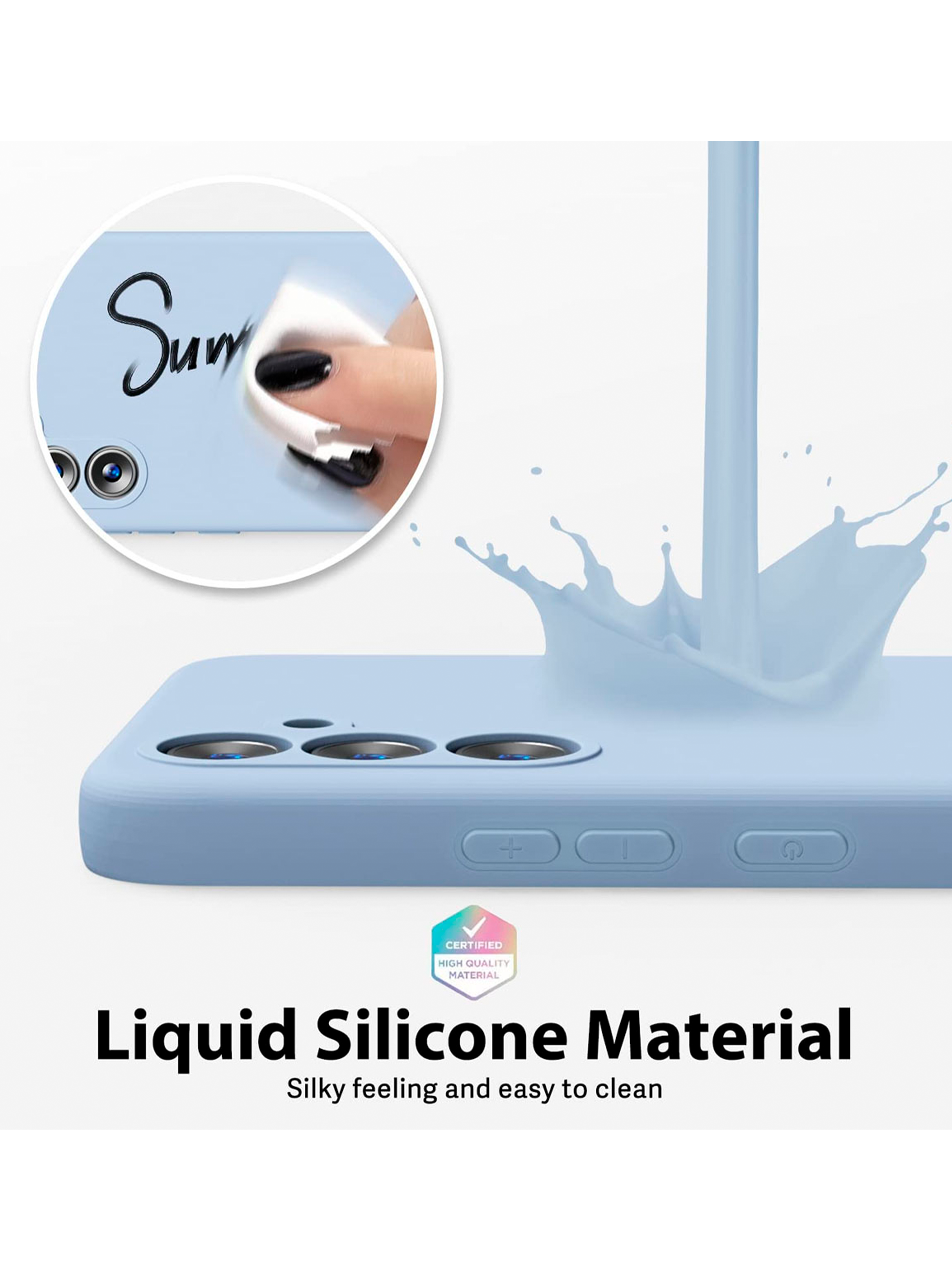 Carcasa Para Samsung A17 Goma Colores-3