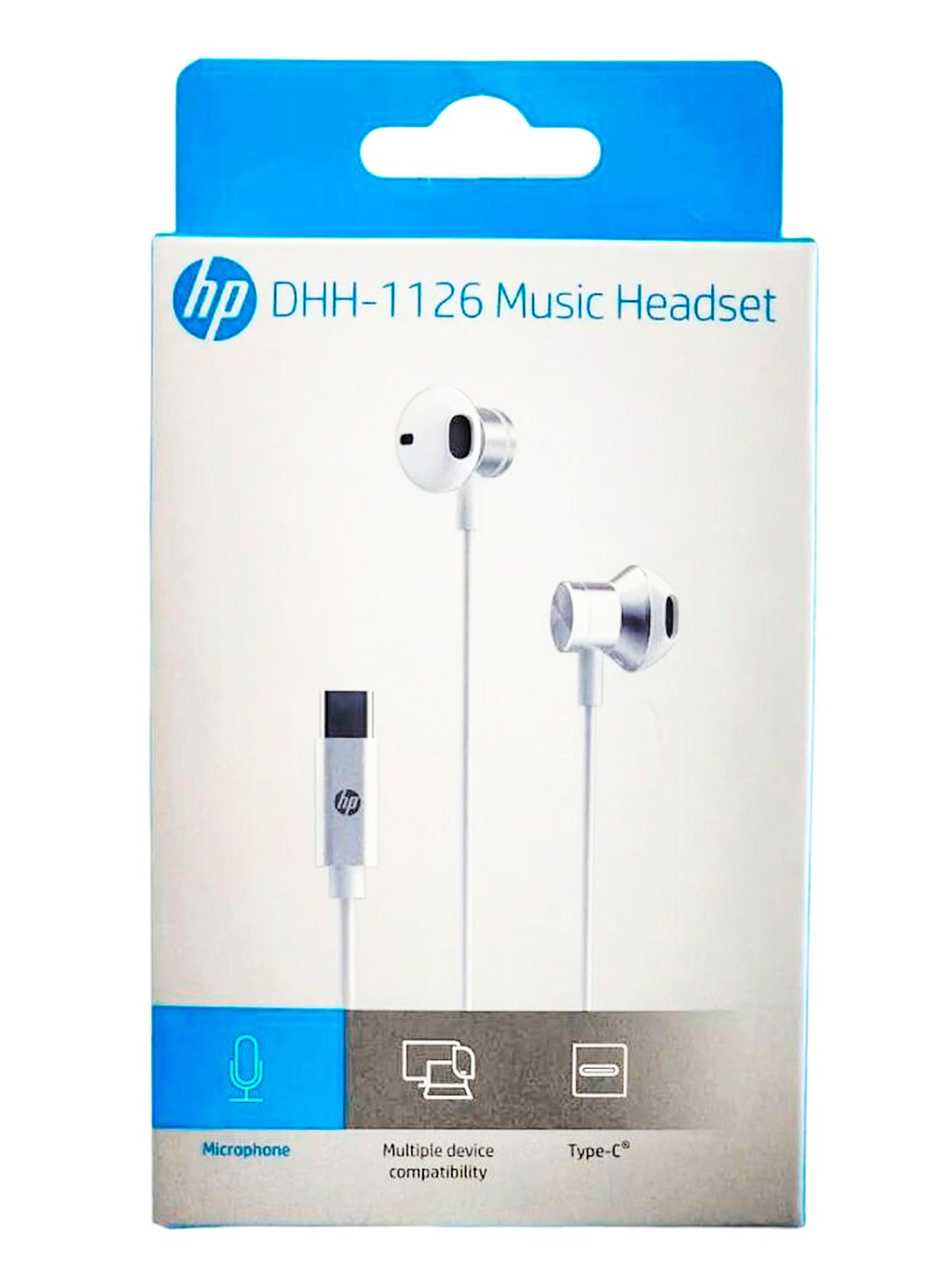 Audifono Manos Libres HP Conector Puerto USB-C DHH1126 Blanc-3