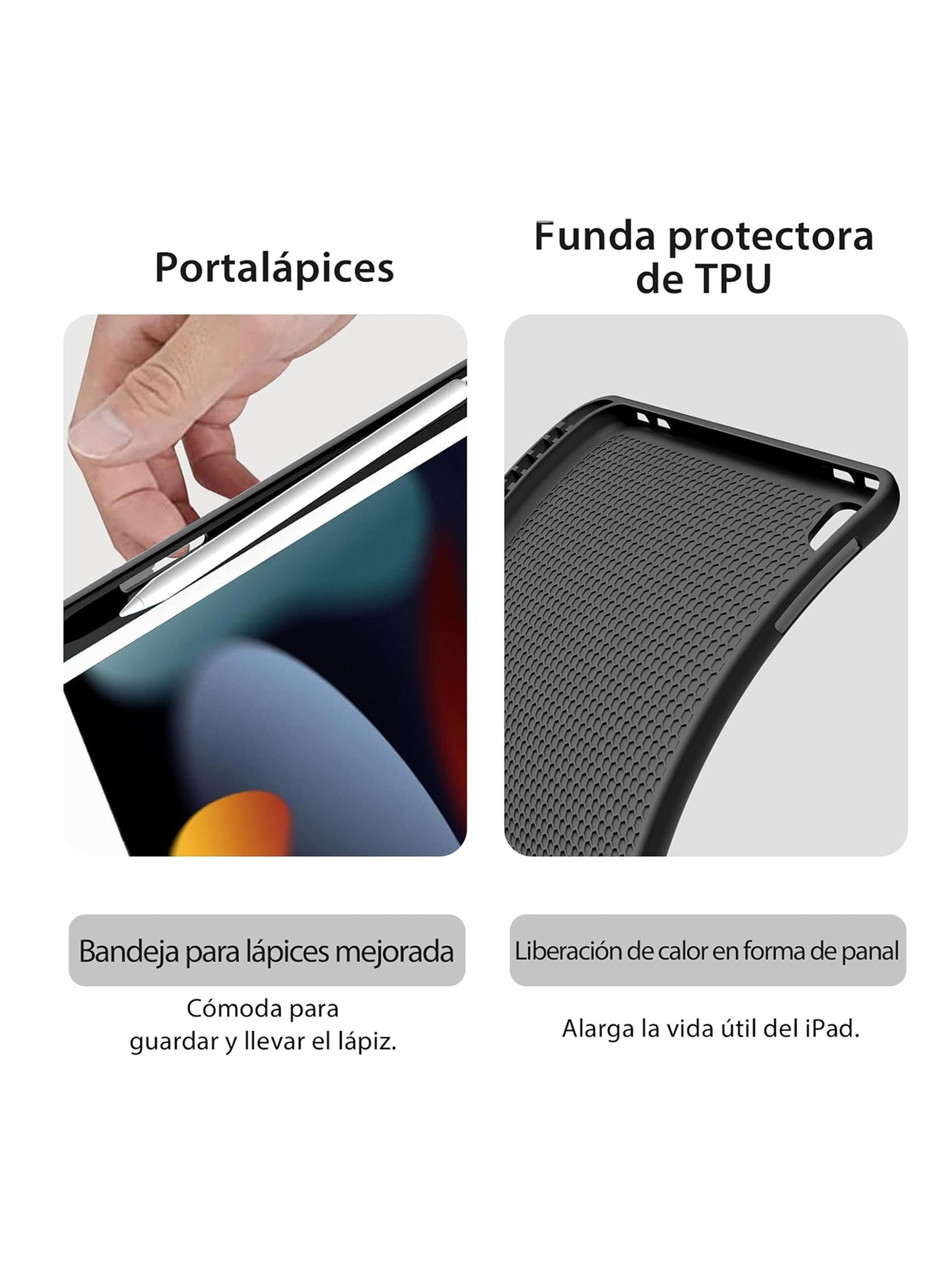 Funda Con Teclado Español Para iPad Air 11 M3 2025 Ranura-4