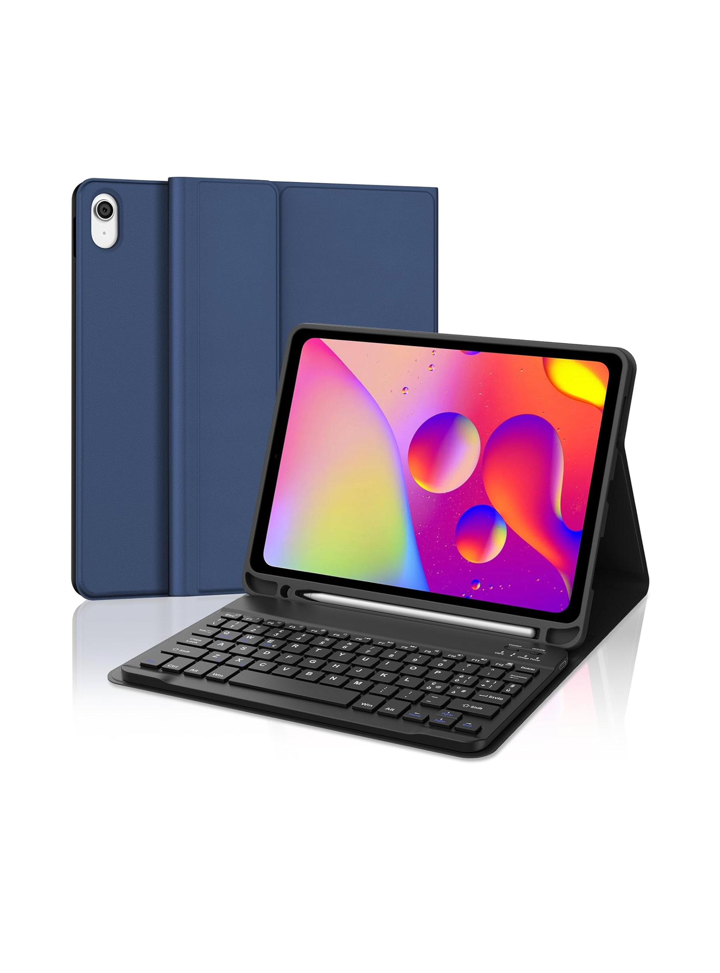 Funda Con Teclado Español Para iPad Air 11 M3 2025 Ranura-0