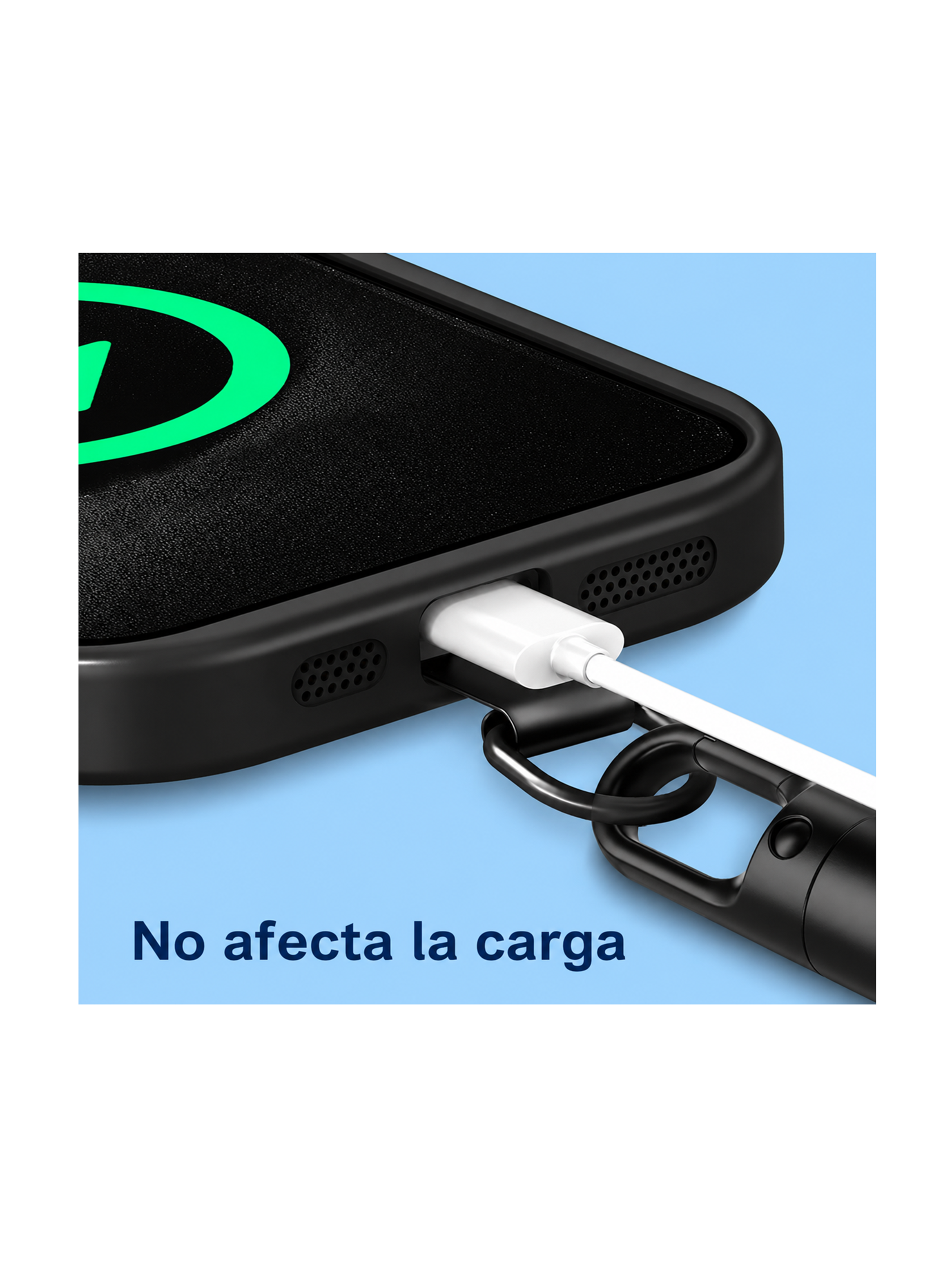 Strap Colgante Ajustable Para Carcasa Celular Universal Lila-2