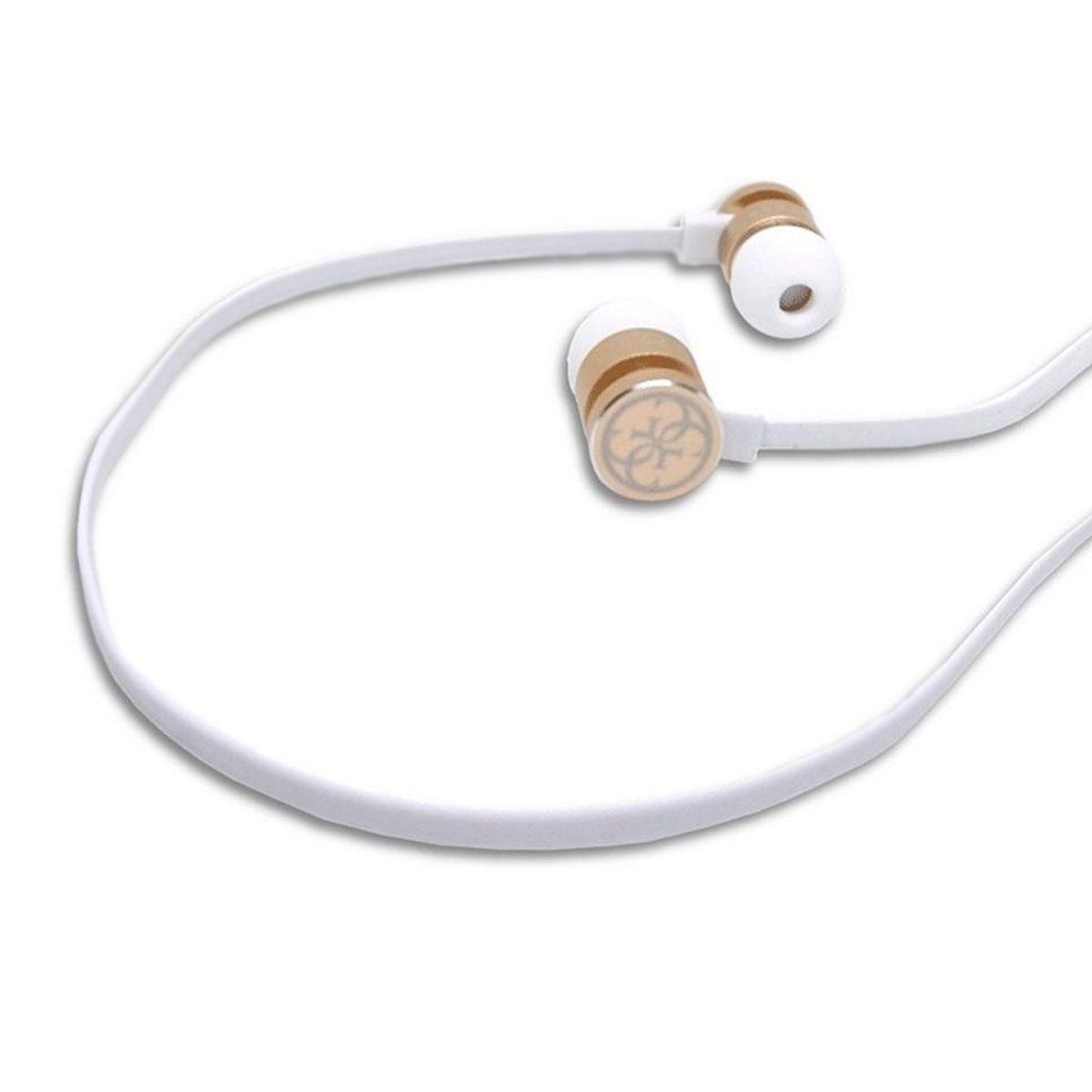 Audífonos Alámbricos Guess In-Ear Manos Libres Blanco-1