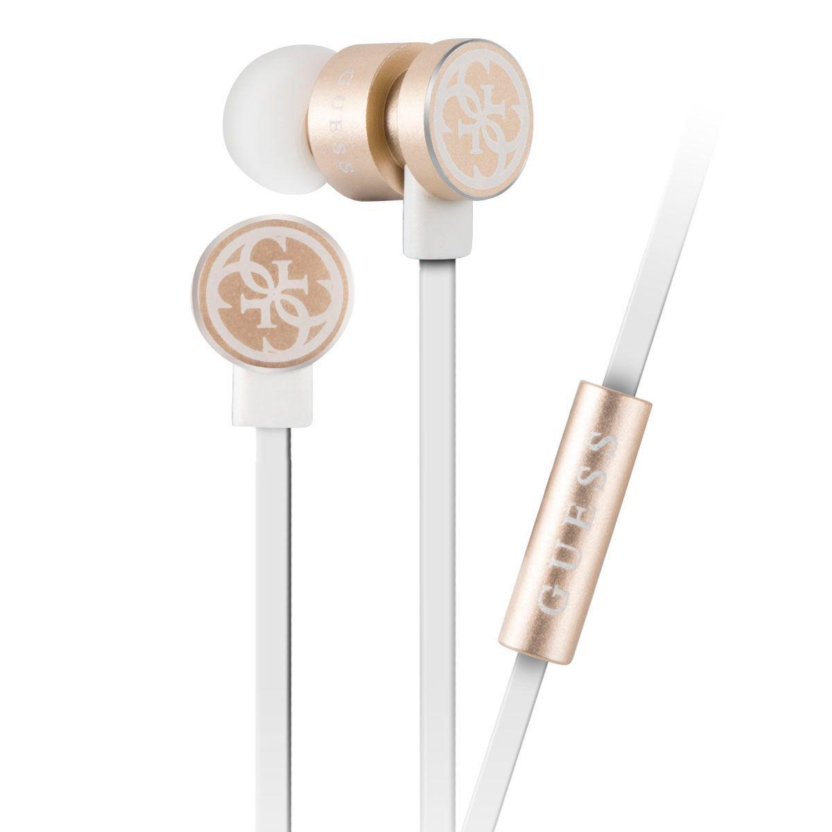 Audífonos Alámbricos Guess In-Ear Manos Libres Blanco-0