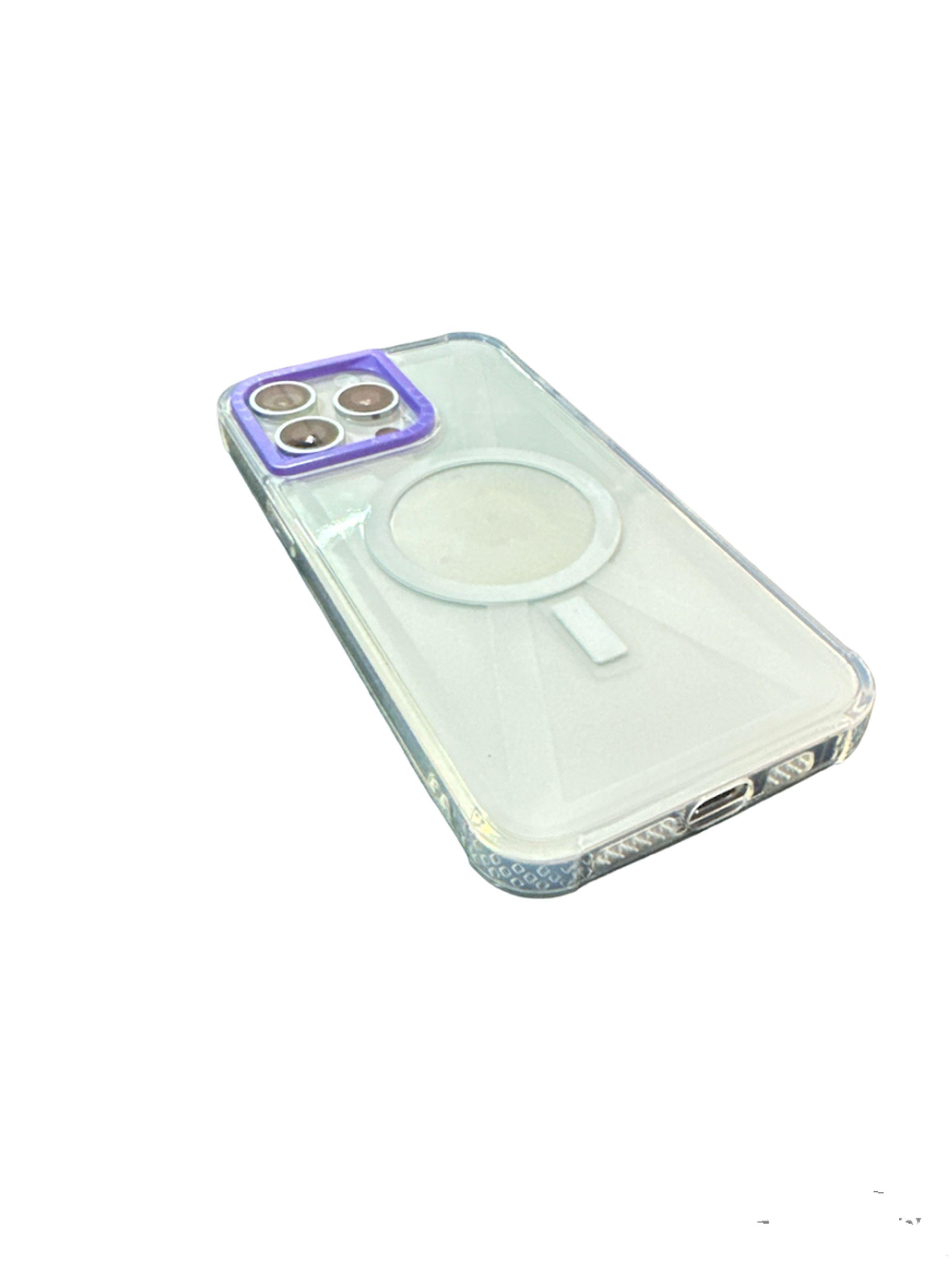 Carcasa Tipo Magsafe Casefity Para iPhone 11 Borde Lila-2
