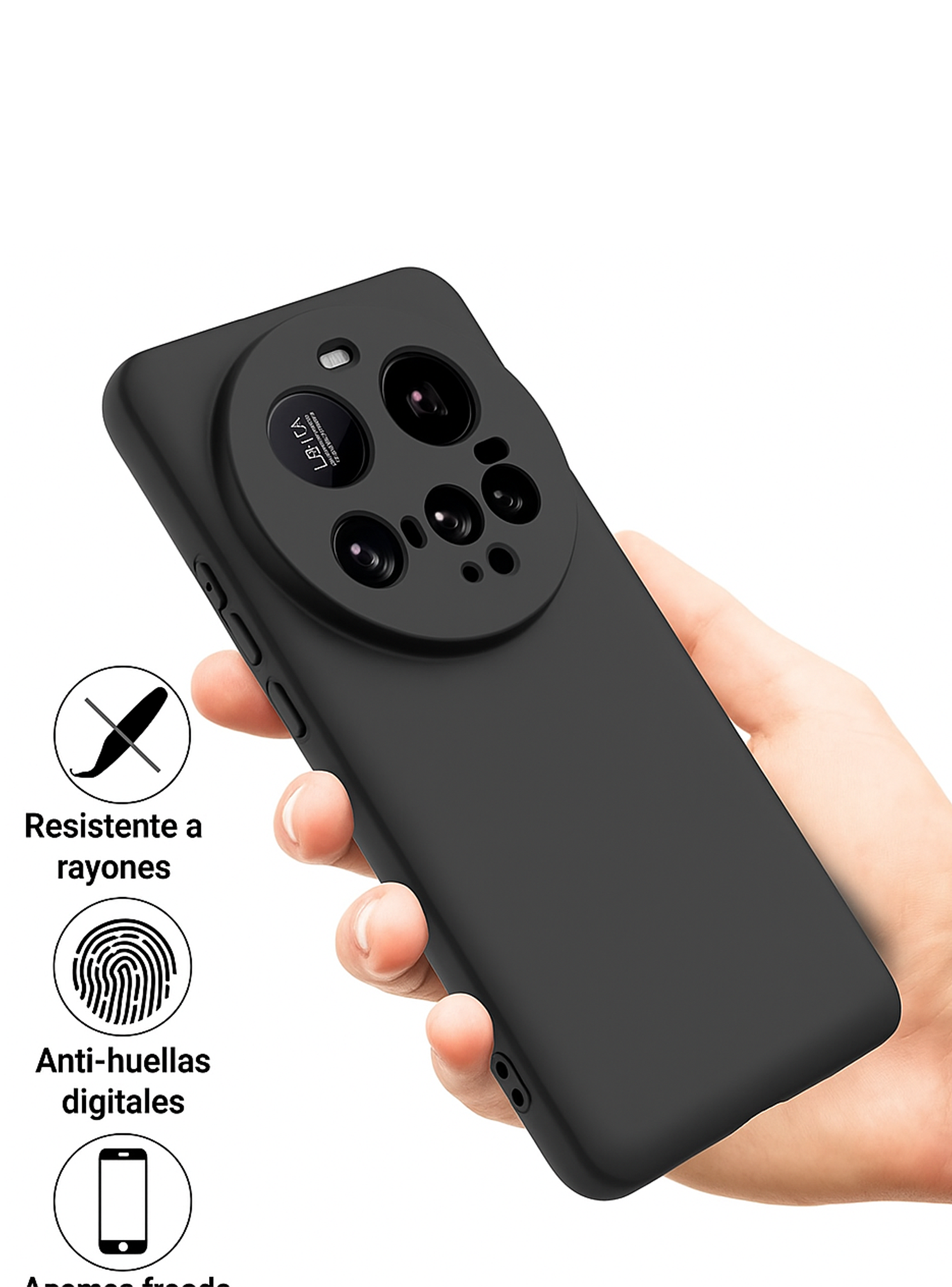 Carcasa Funda Lami Antiespia Para Xiaomi 15 Ultra Goma Color-5