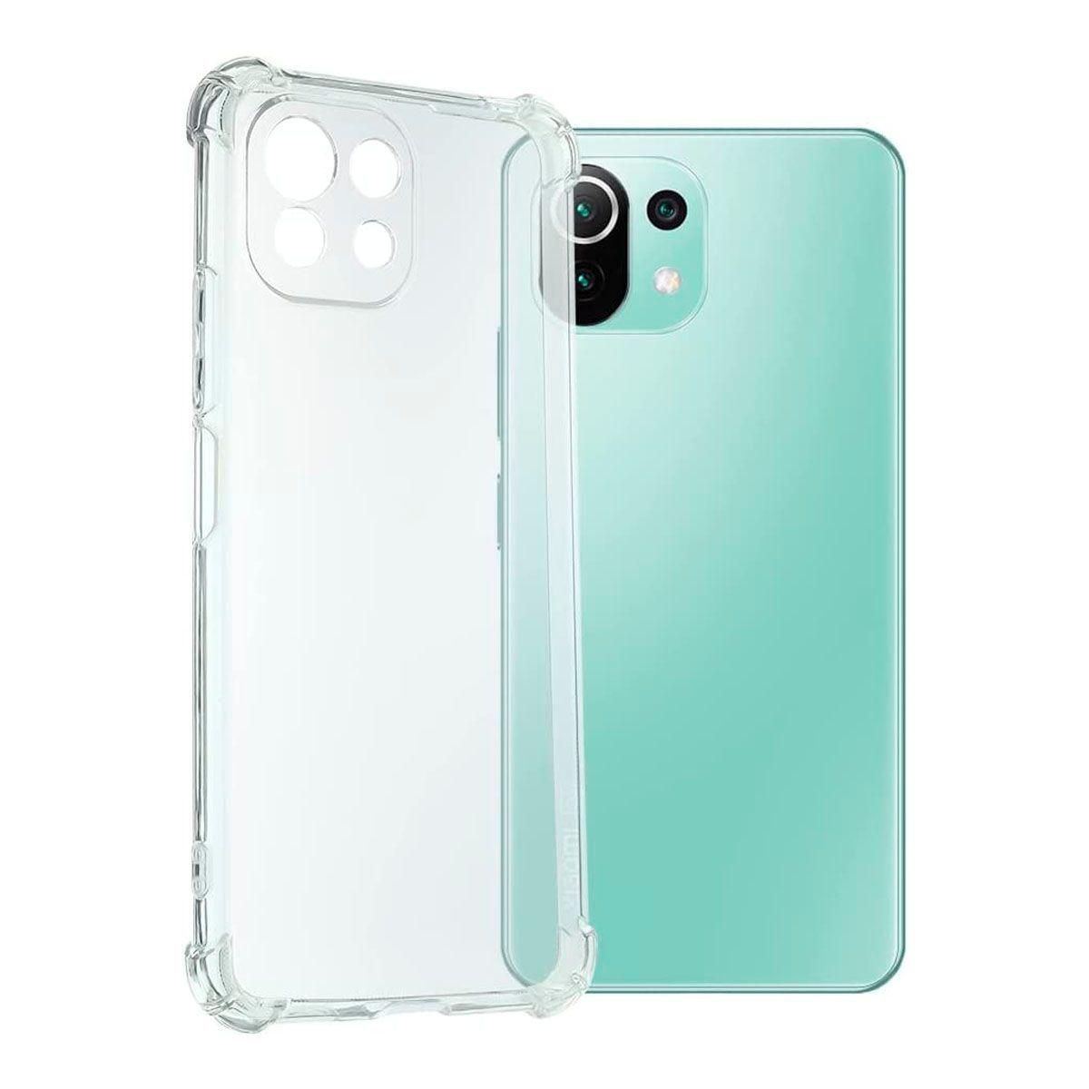 Carcasa Para Xiaomi Mi 11 Lite Transparente Reforzada-1