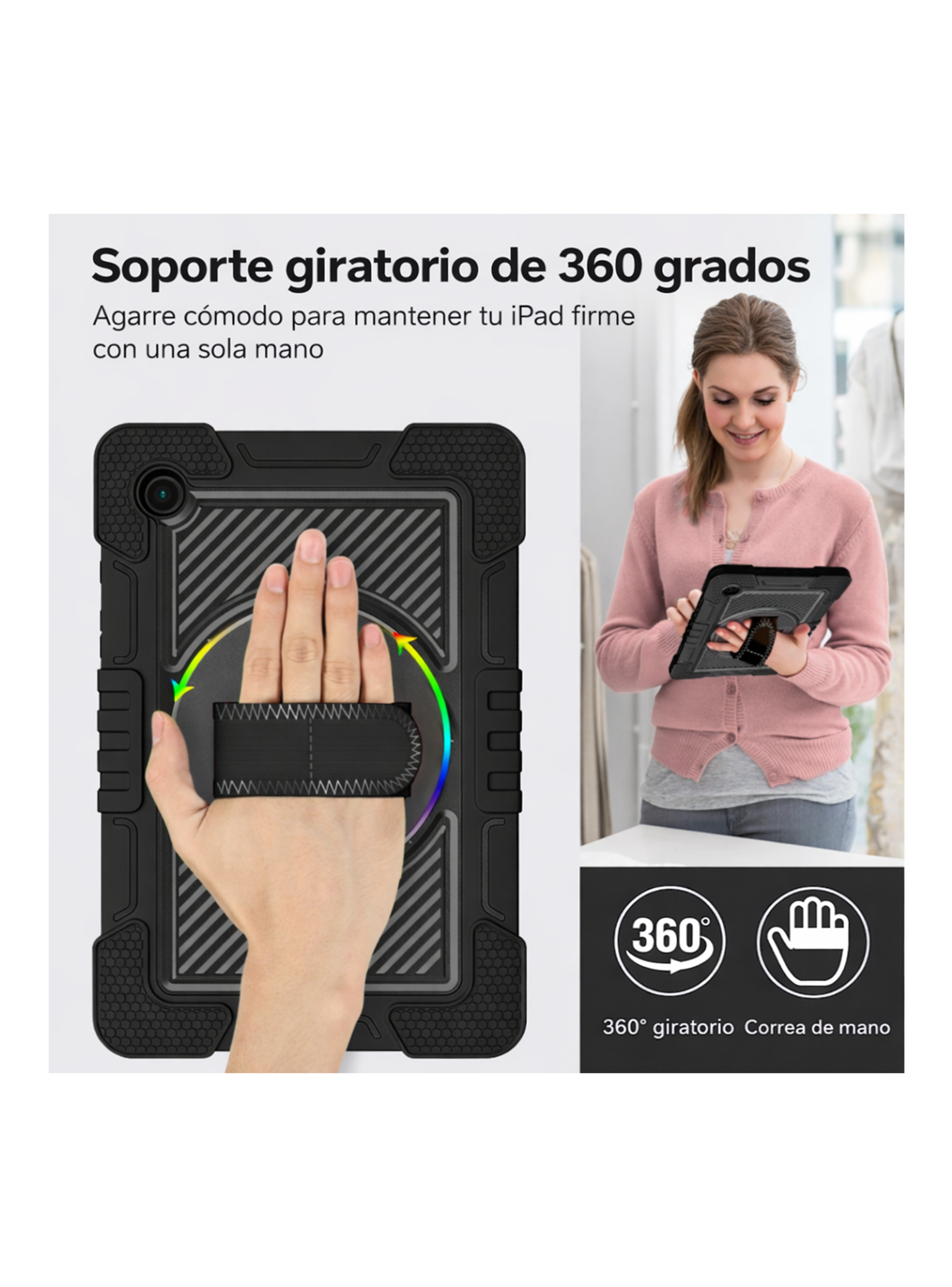 Funda Armadura AntiGolpe 360 Para Tablet Samsung A9 Plus-6
