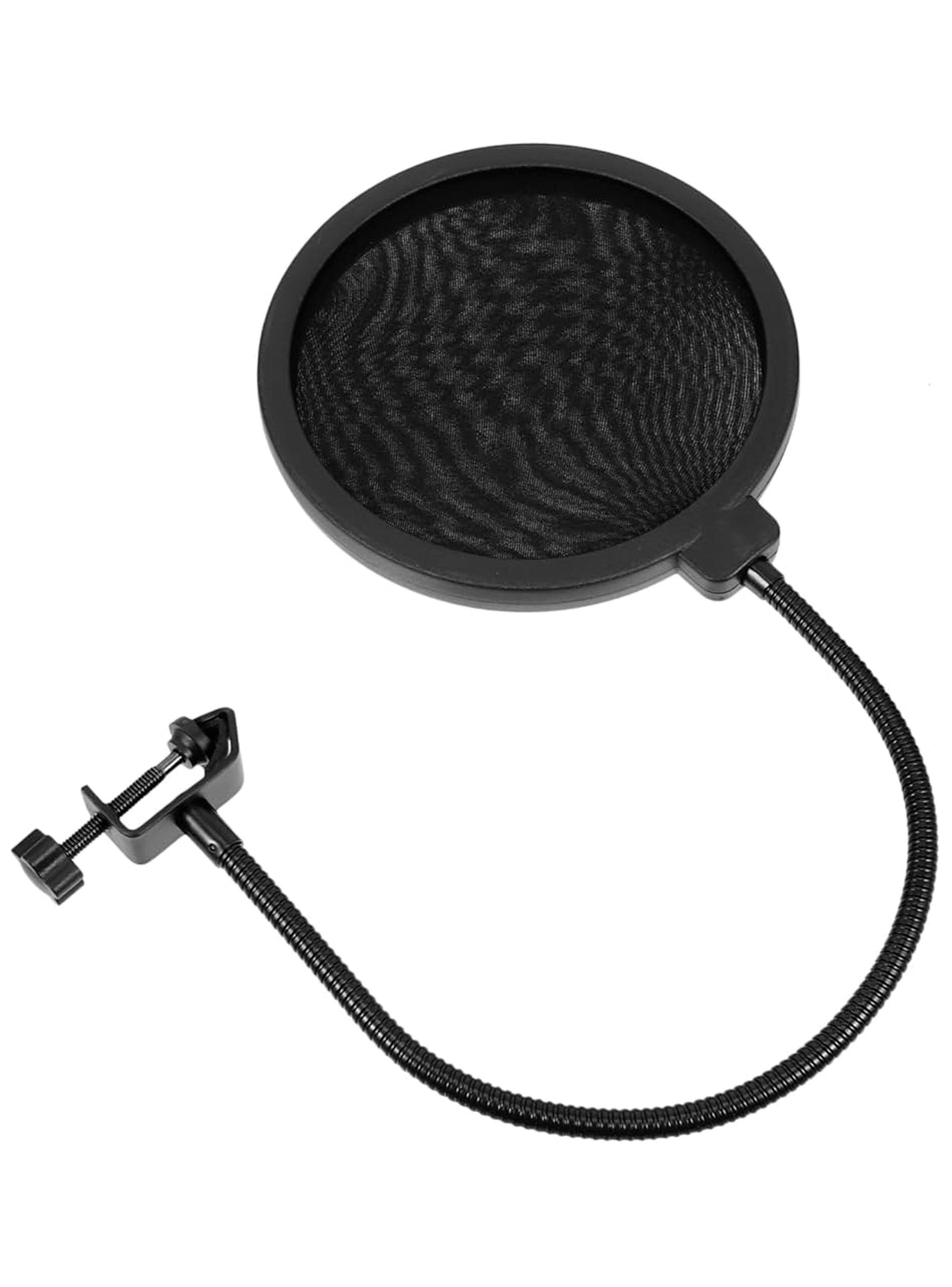 Filtro Antipop Flexible Doble Capa Ajustable Para Micrófono-0