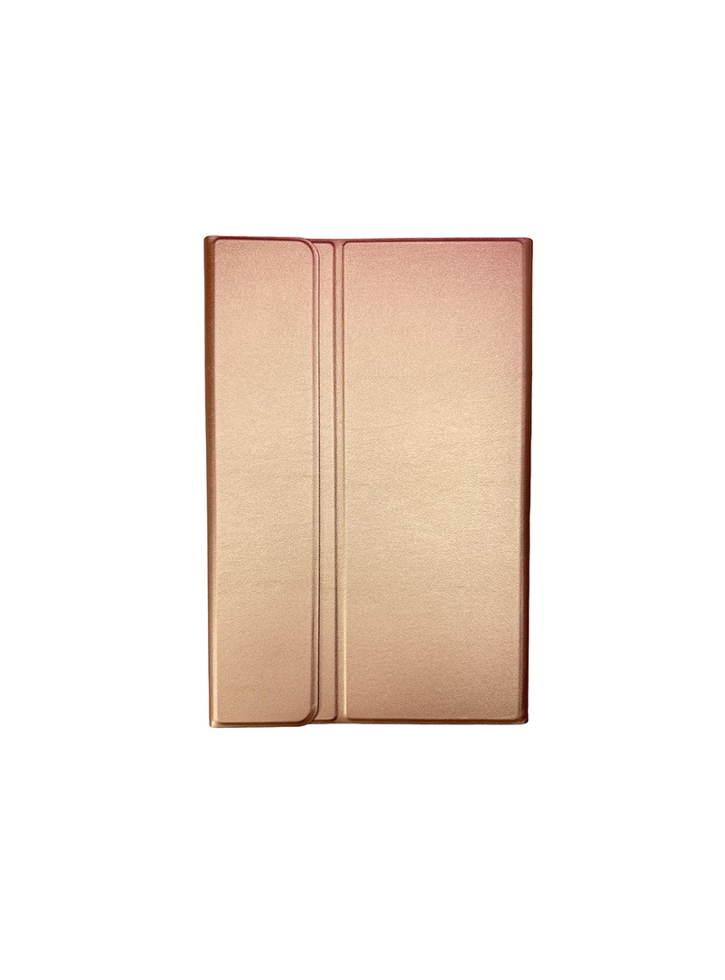 Funda Con Teclado Español Ñ Para Samsung S7 S8 S9 Gold Rose-2