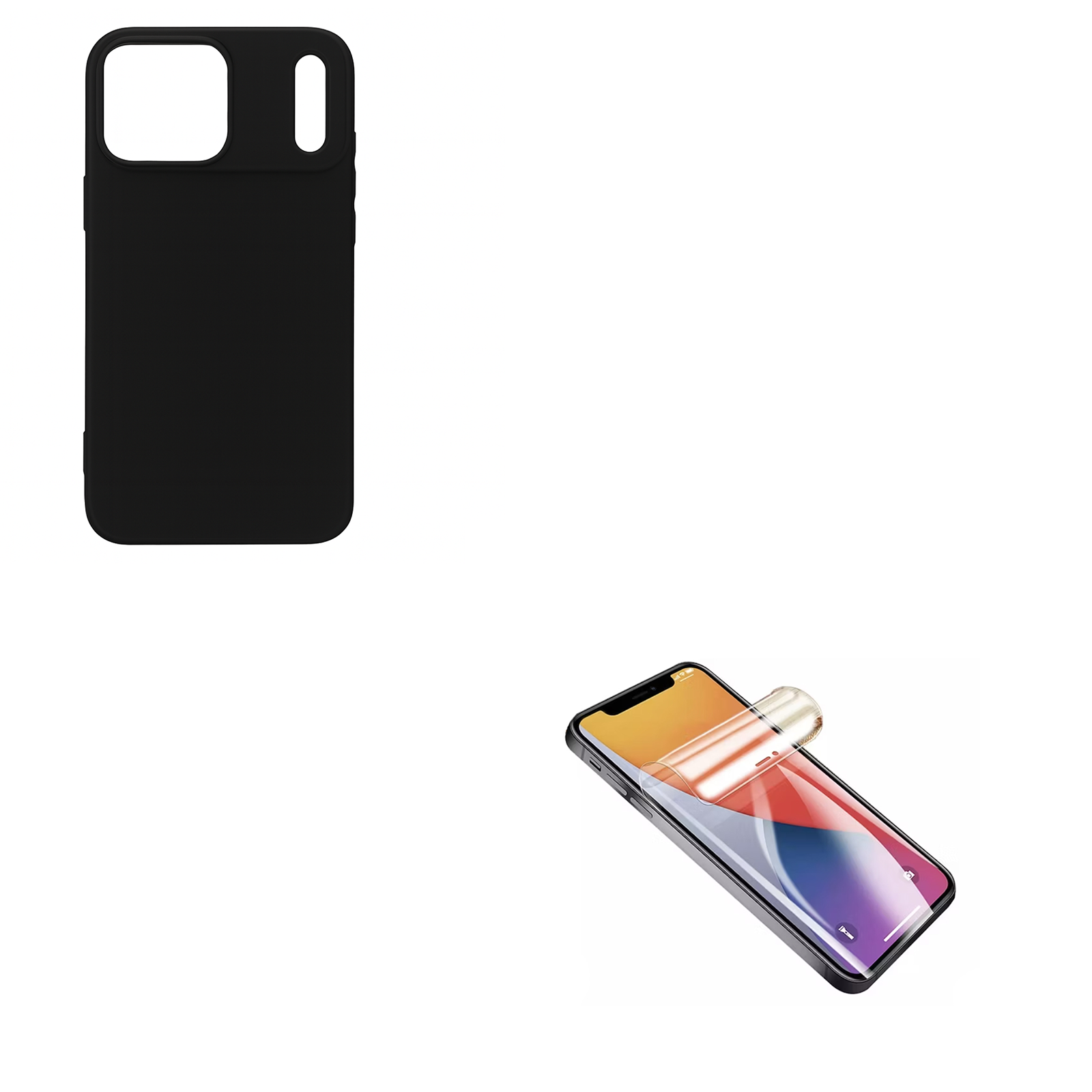 Carcasa Lamina Clear Para iPhone 17 Pro Max Colores-0