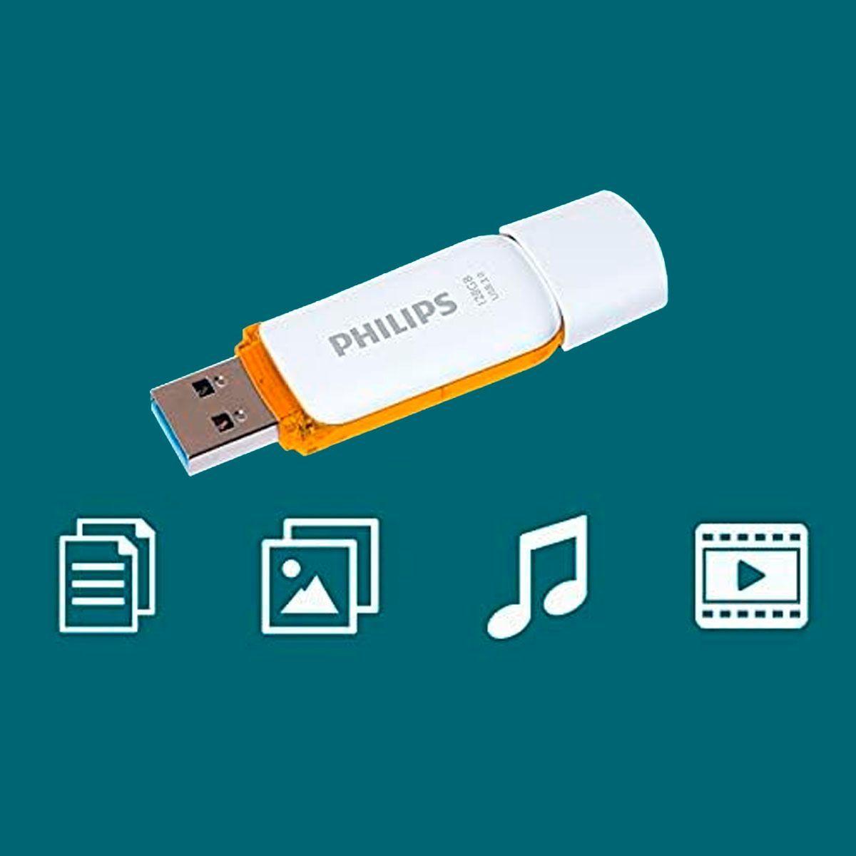 Pendrive Philips 128 GB Alta Velocidad Edición Nieve USB 3.0-4