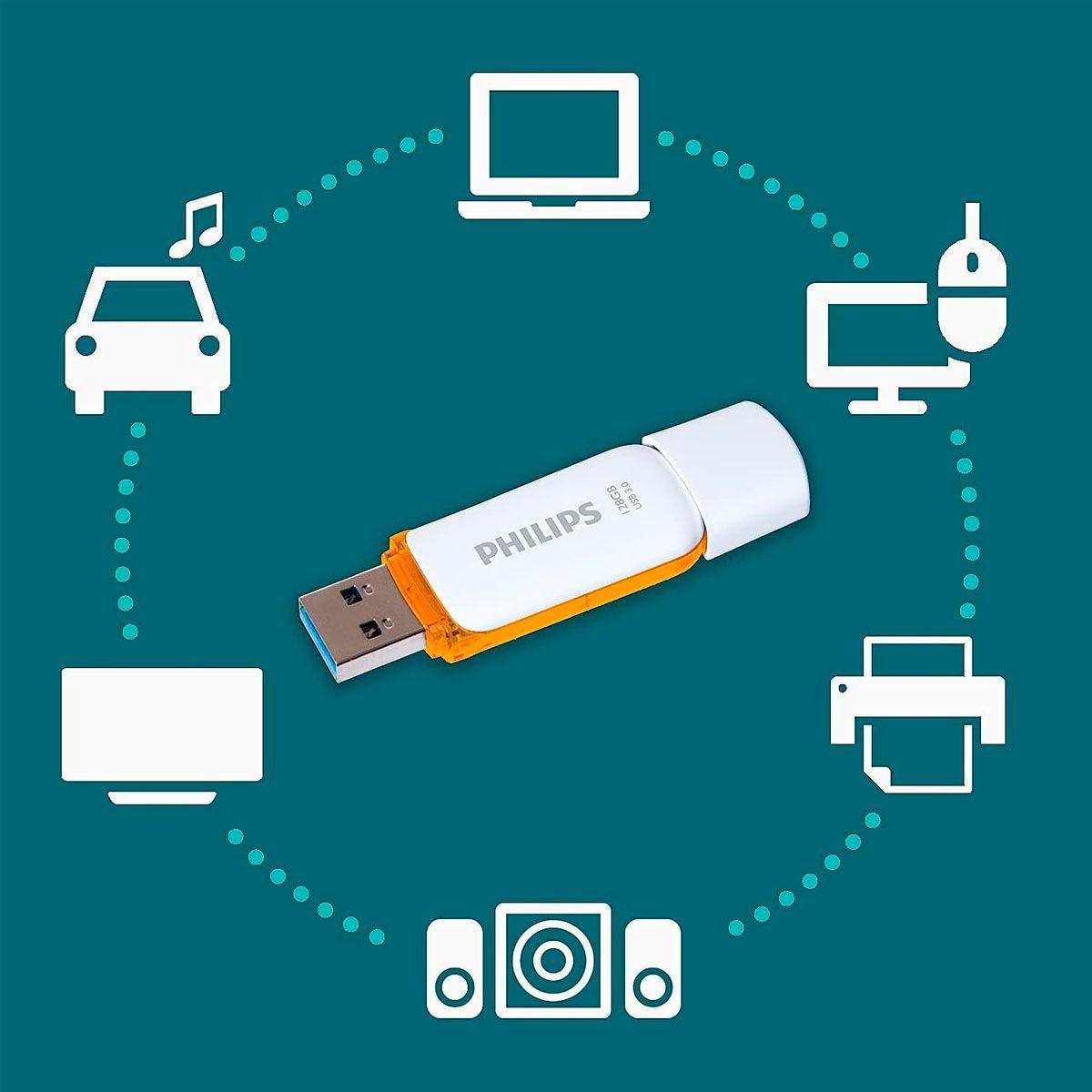 Pendrive Philips 128 GB Alta Velocidad Edición Nieve USB 3.0-6