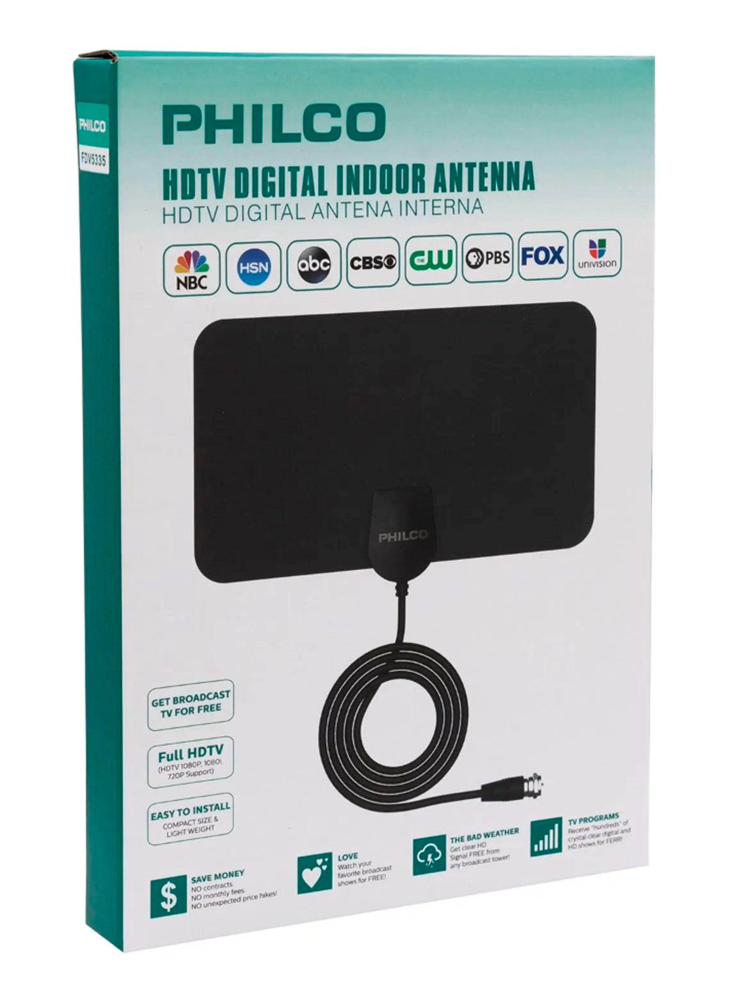 Antena Para TV Digital Compatible HDTV Interna Plana FDV5335-2