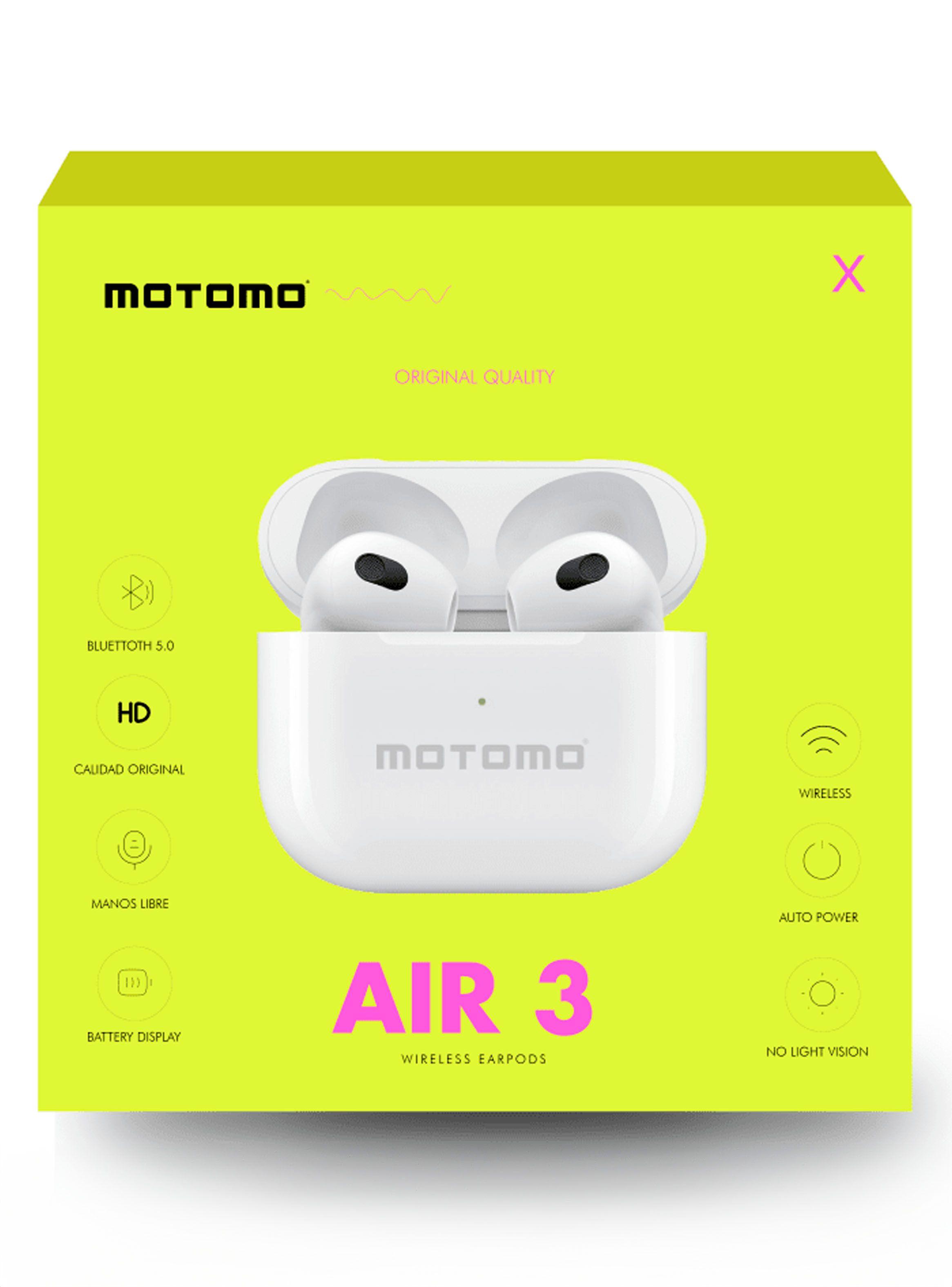 Audifonos Inalámbricos Bluetooth Con Microfono Diseño Air 3-3