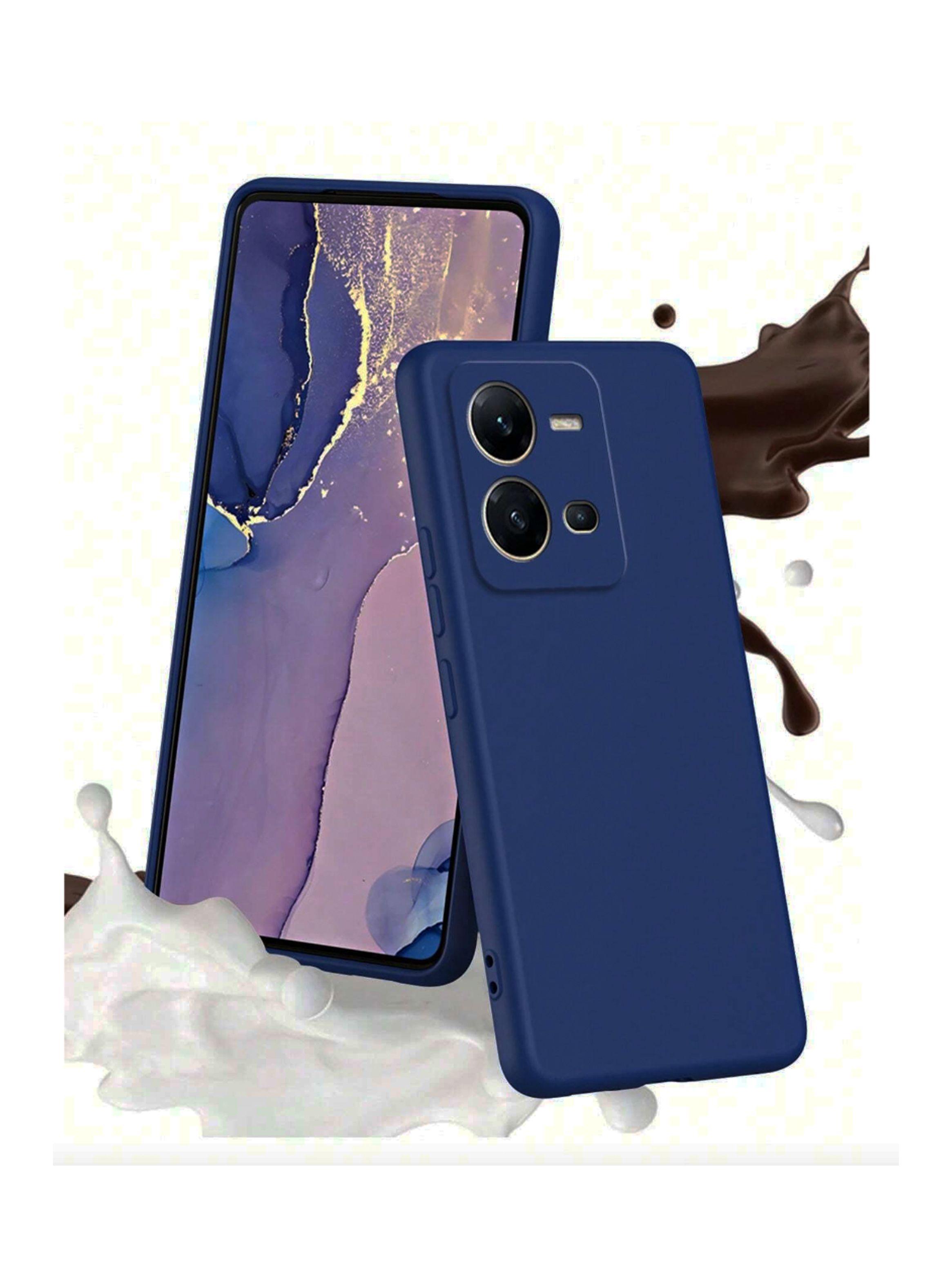 Carcasa Para Vivo V25 Goma Azul Oscuro-0
