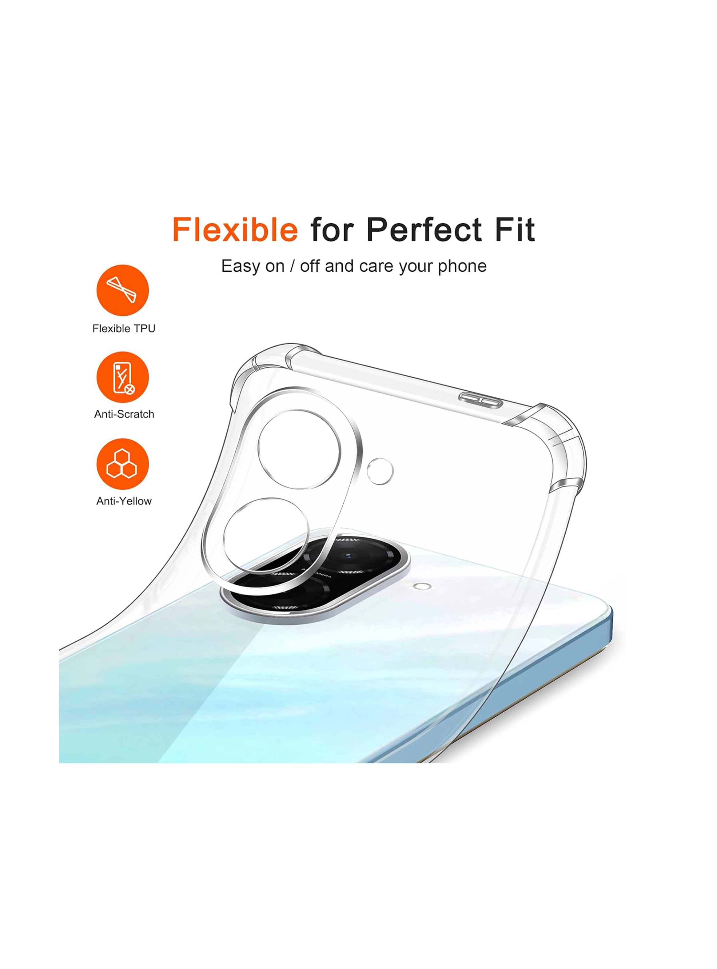 Carcasa Transparente Reforzada Para Xiaomi Redmi A5 4g-2