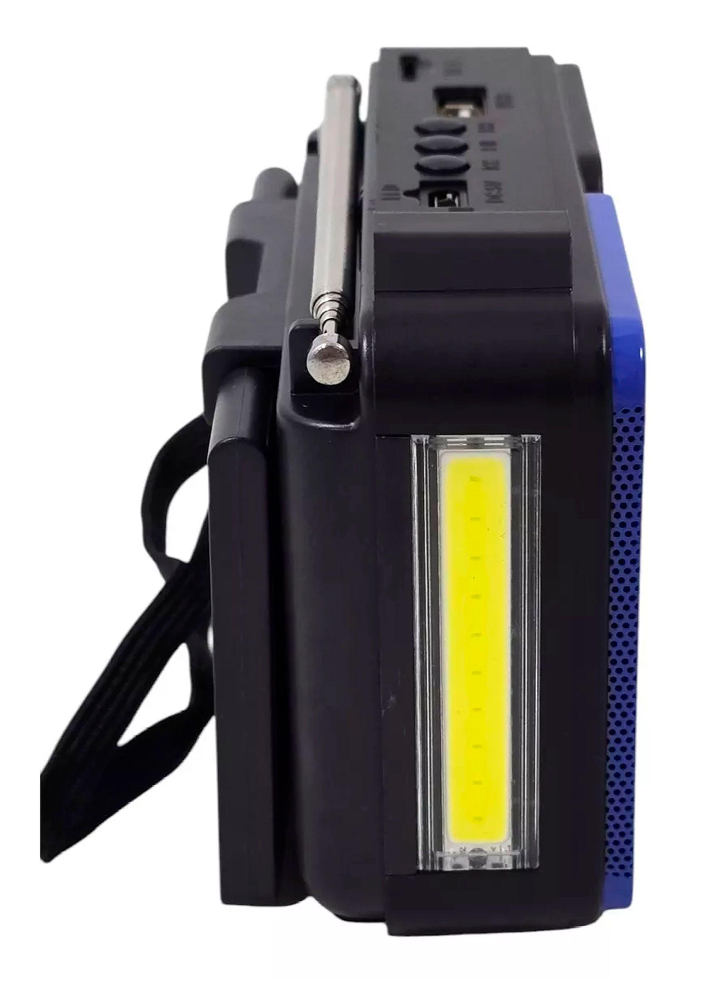 Radio Portatil Am Fm Con Linterna Carga Solar Tecnolab TL653-2