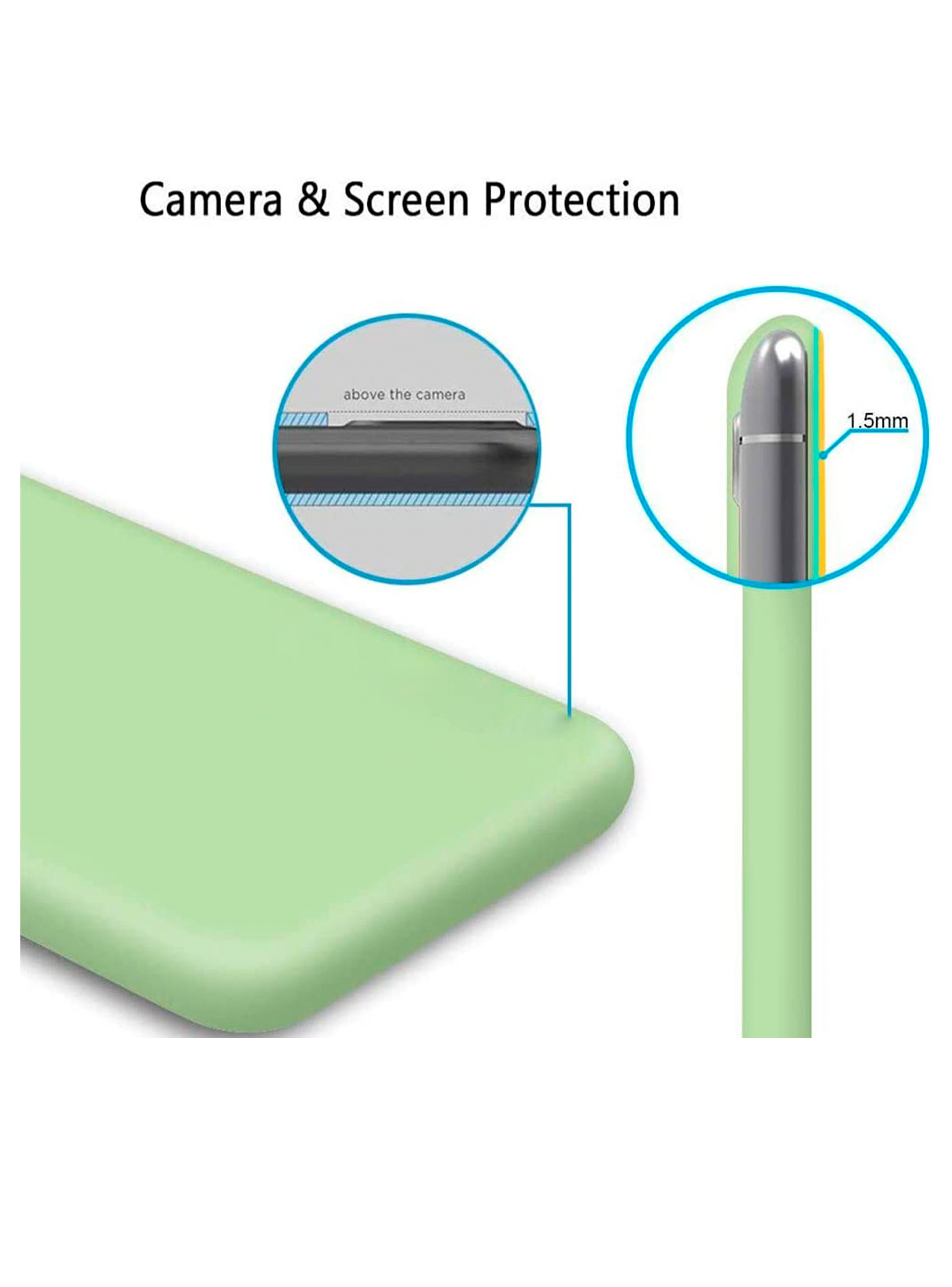 Carcasa Para Samsung A04e Goma Azul-2