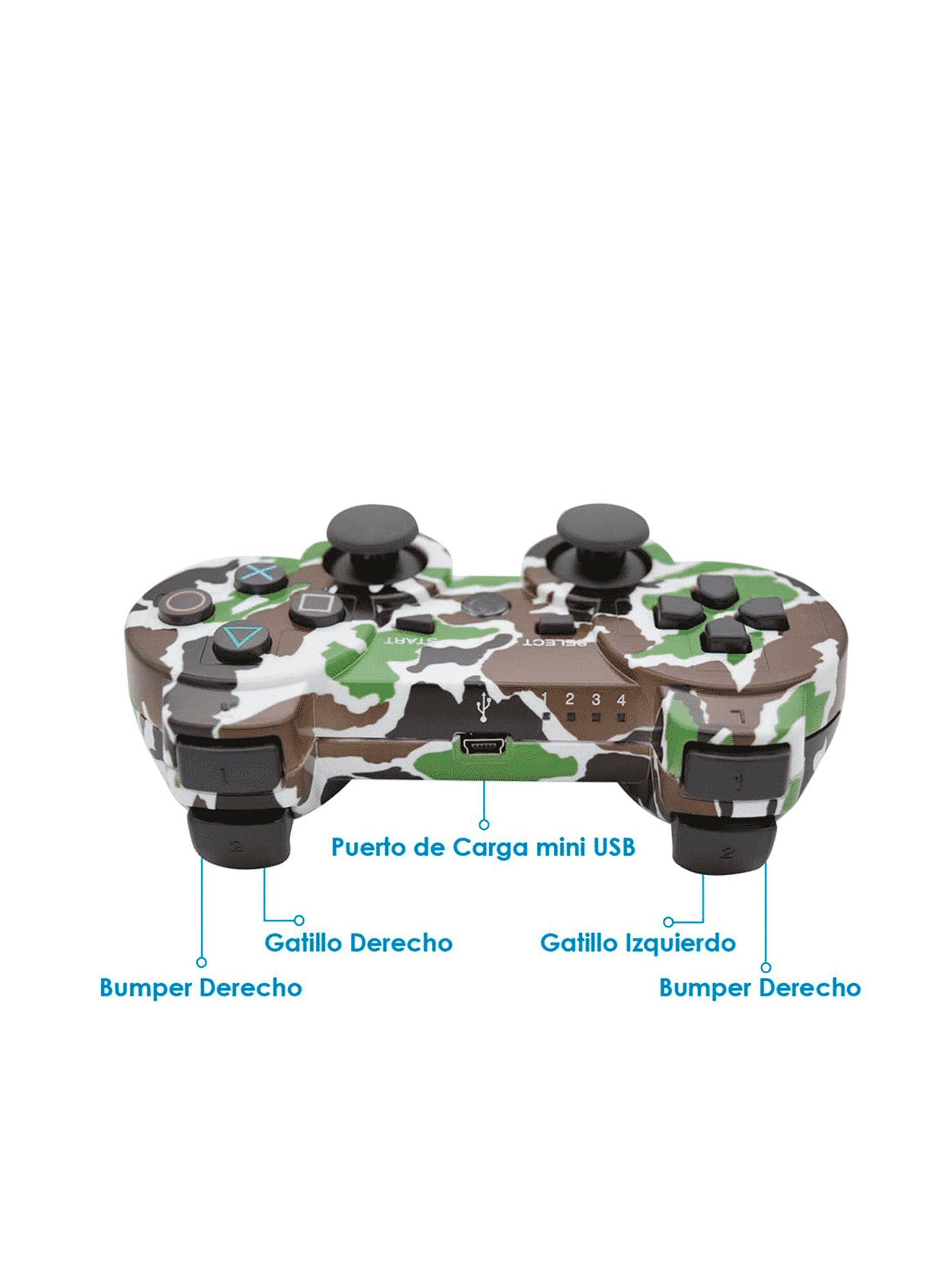 Control Joystick Compatible Play 3 Bluetooth Mimetizado-3