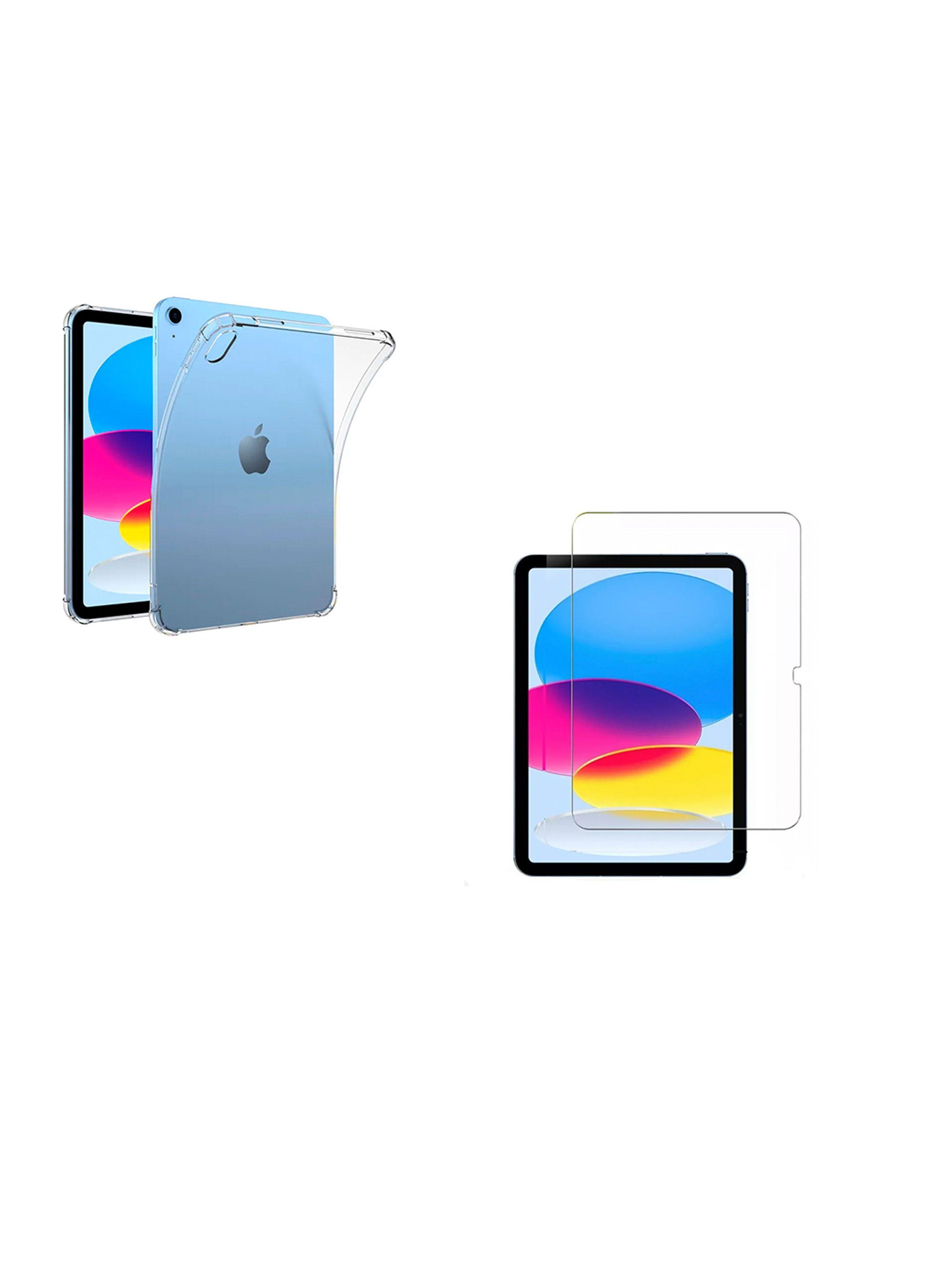 Carcasa Transparente Para iPad 10.9 2022Decima Gen + Lamina-0