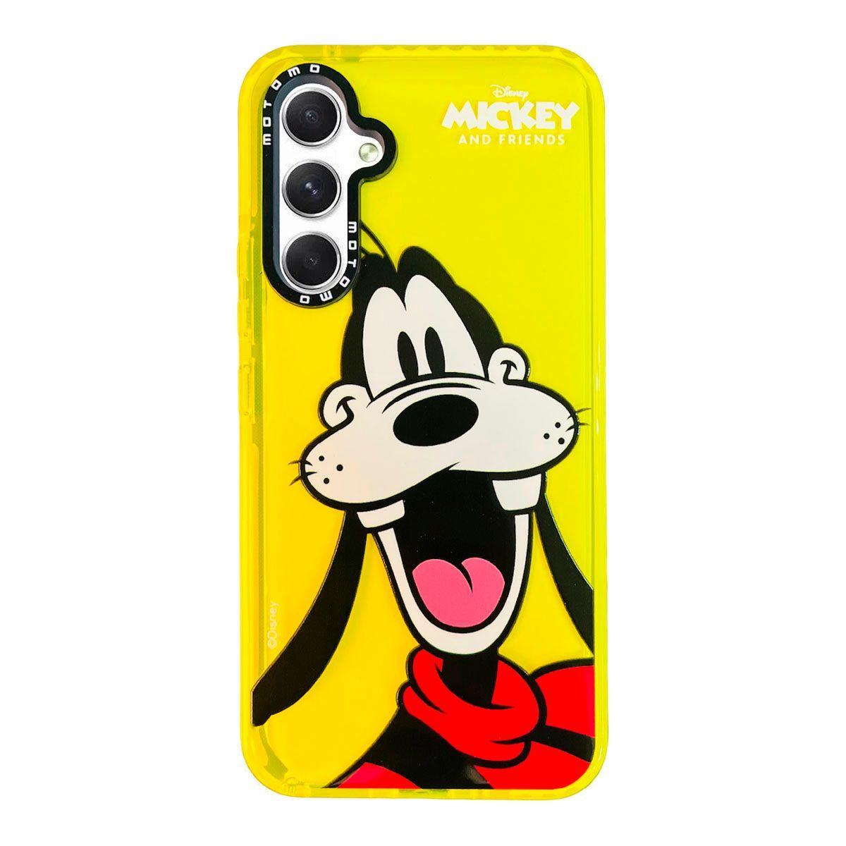 Carcasa Para Samsung A54 Mickey Y Minnie Disney Amarillo-0