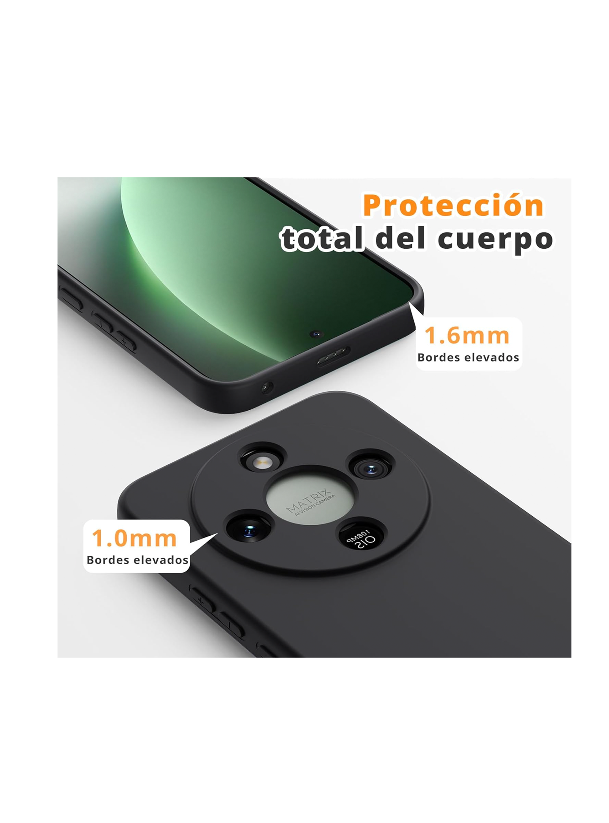 Carcasa Para Honor Magic 8 lite Goma Colores-1