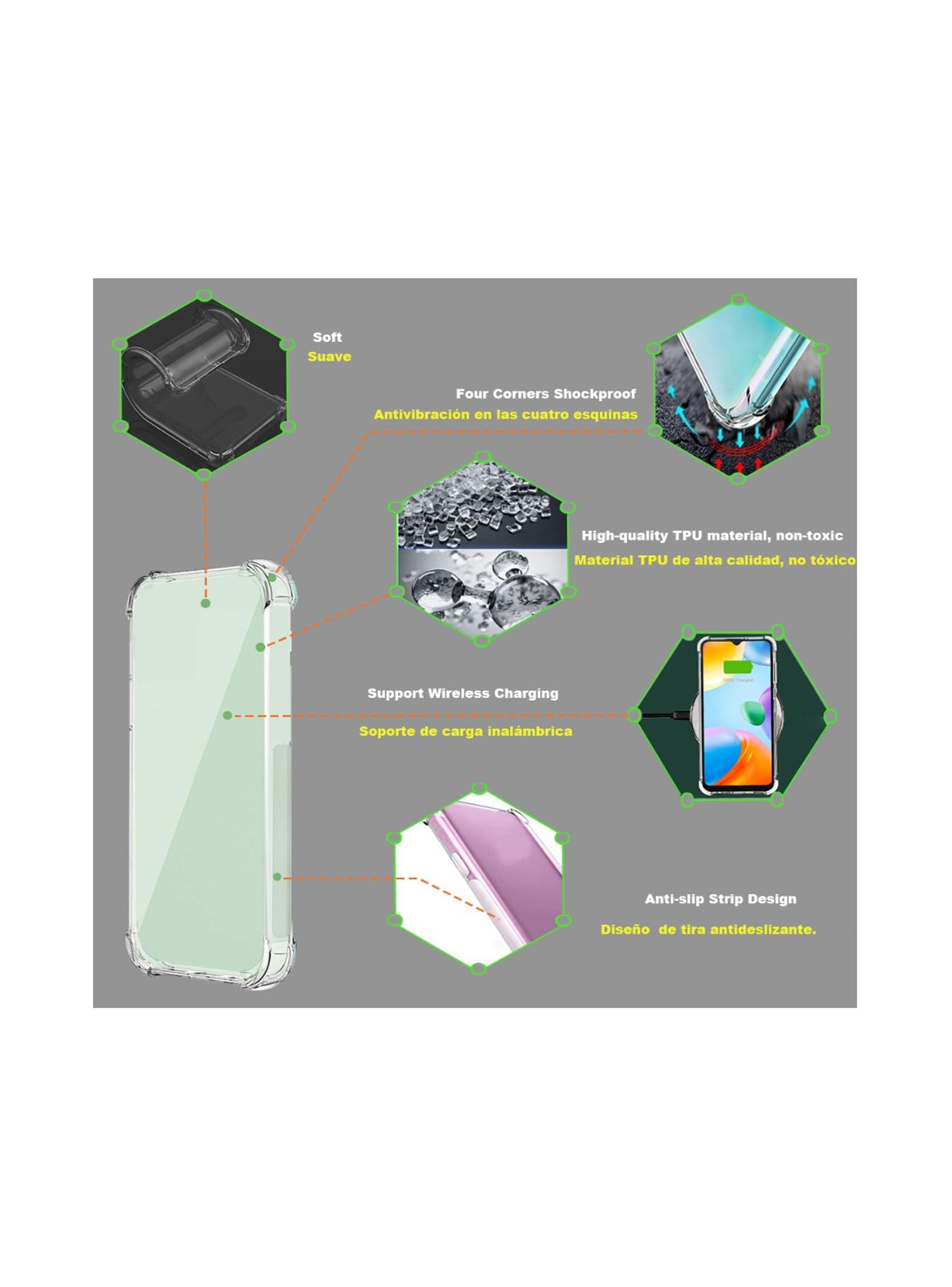 Carcasa Trasparente Antigolpes Para Motorola Edge 50 Pro-2
