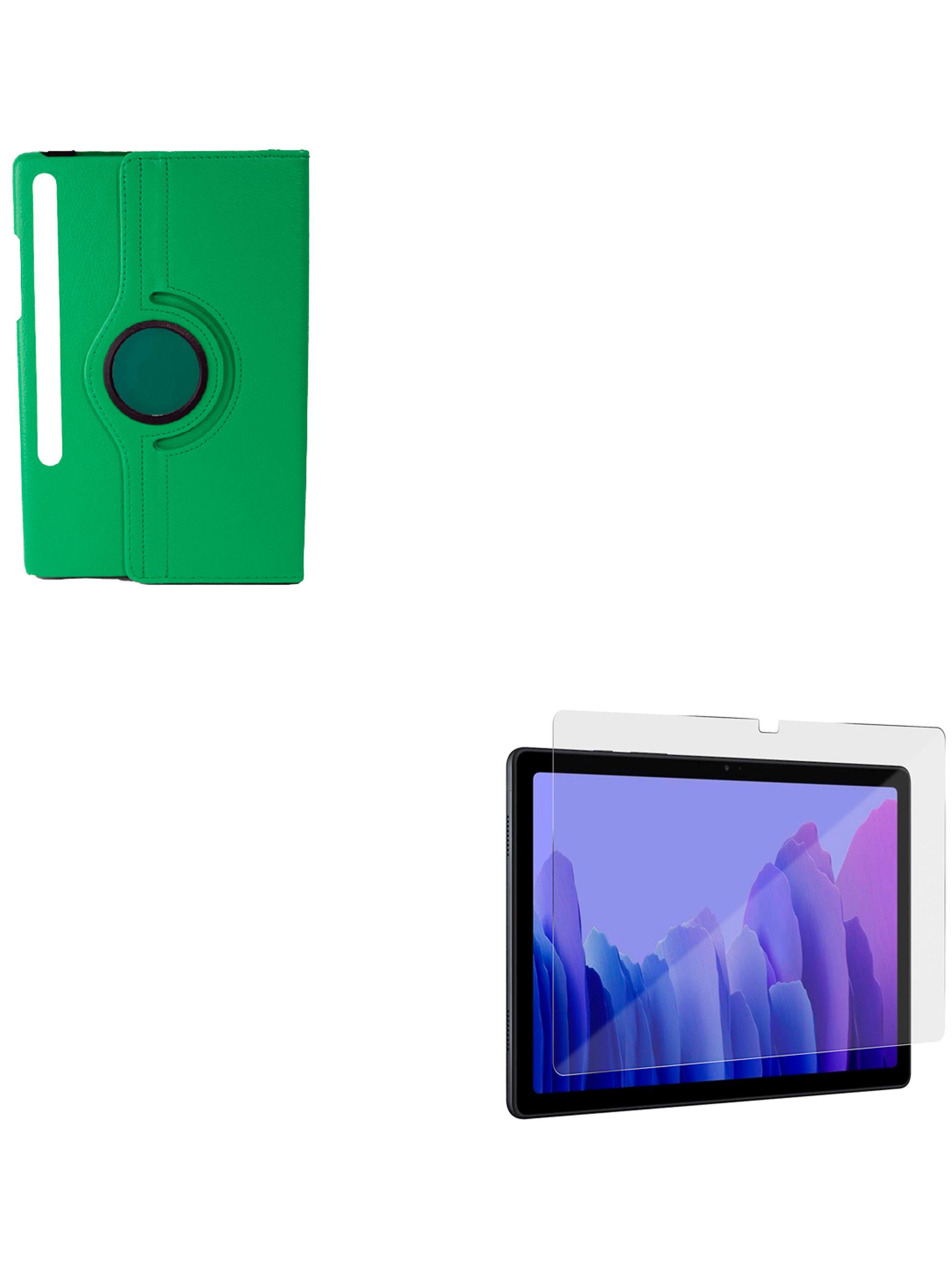 Funda + Lamina Para Tablet Samsung S7 FE / S7 PLUS Verde-0