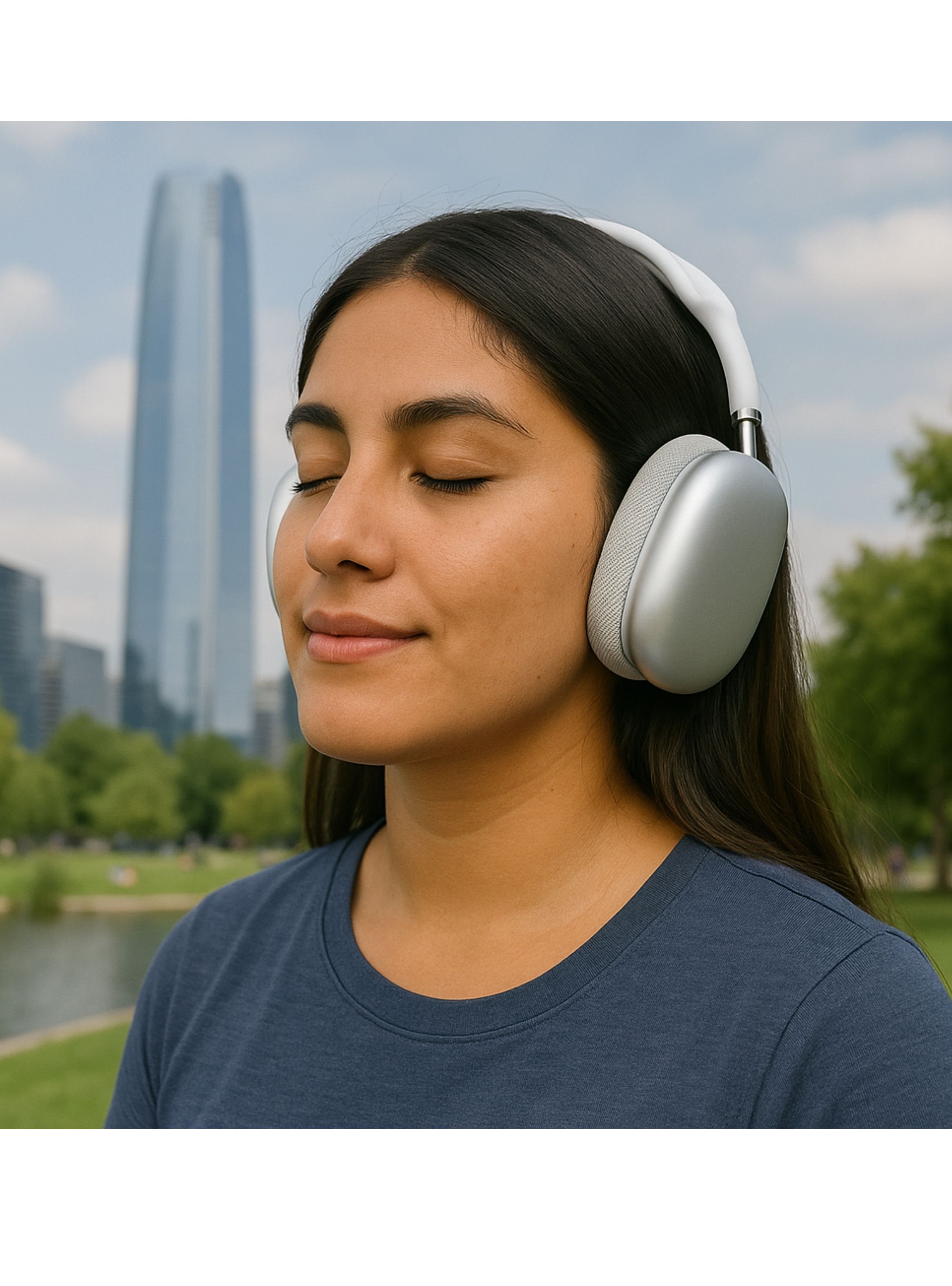 Audífonos Inalámbricos Bluetooth Air experience Silver-8
