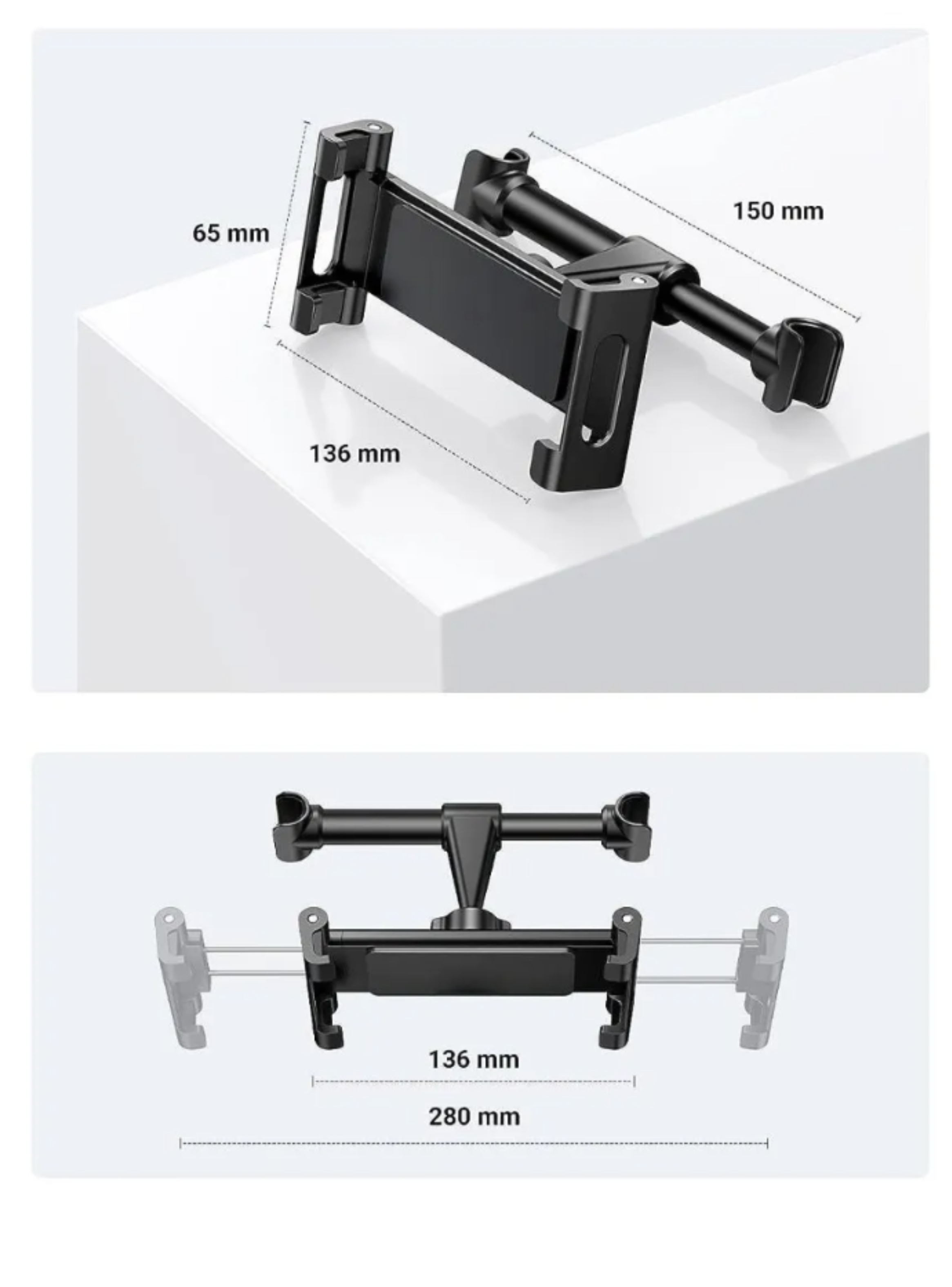 Soporte De Asiento Auto Para Tablet, Teléfono, Consolas-4