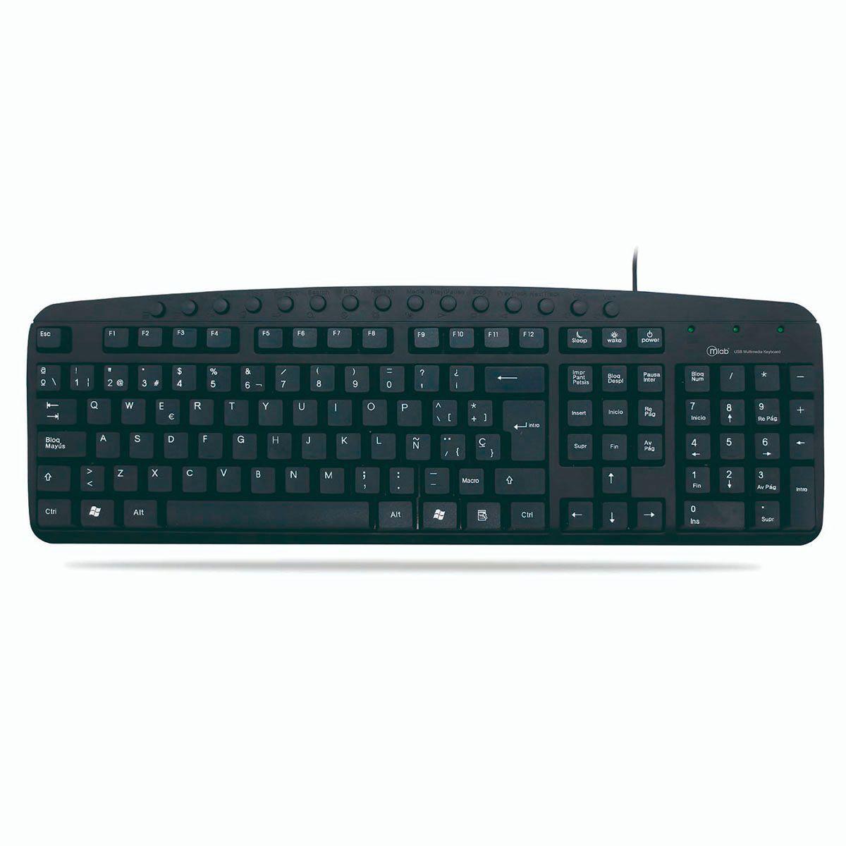 Teclado Microlab Usb Para Pc Multimedia KB-200 8338-0