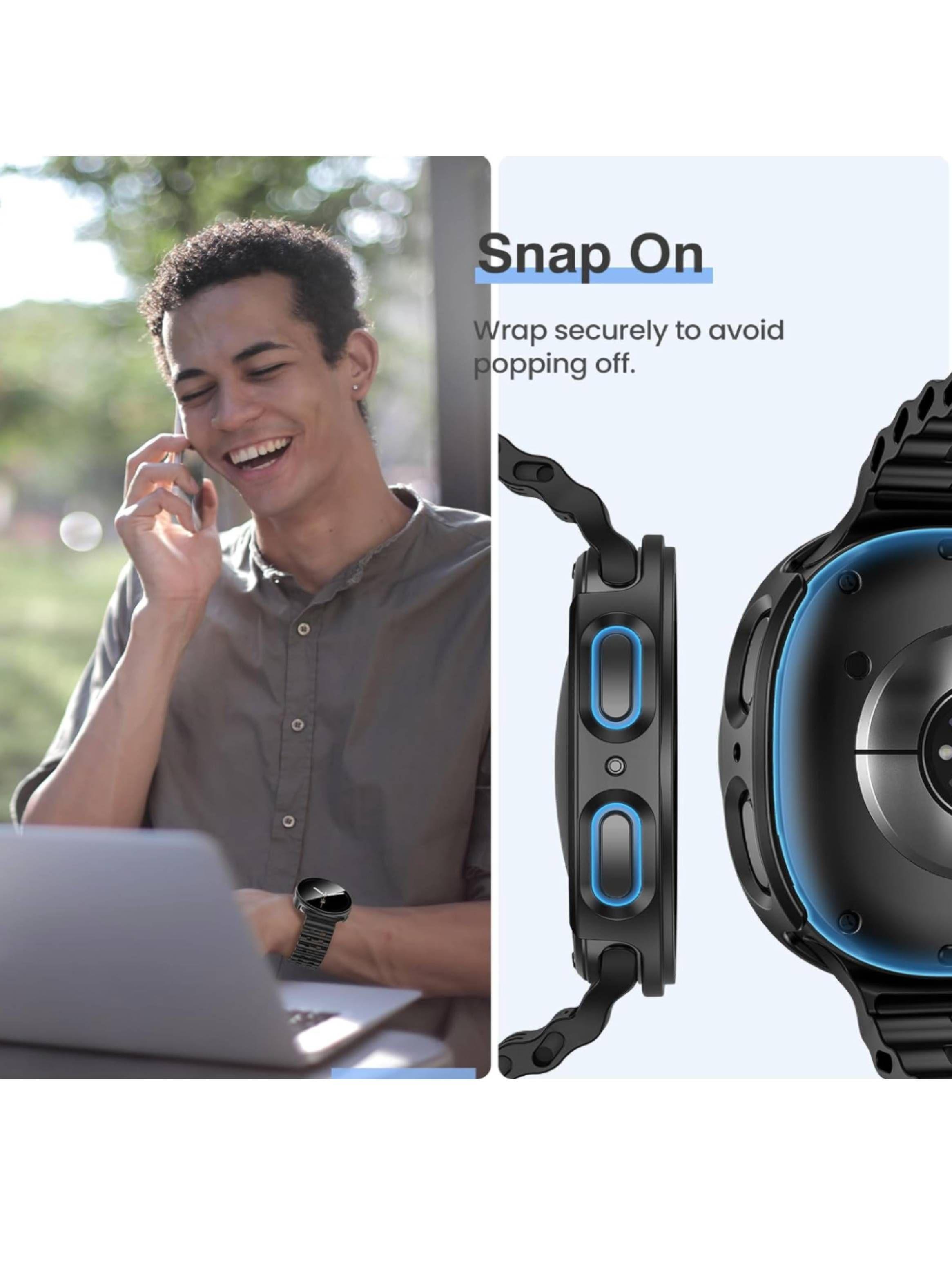 Carcasa Con Lamina Compatible Con Samsung Watch 8 44mm-2