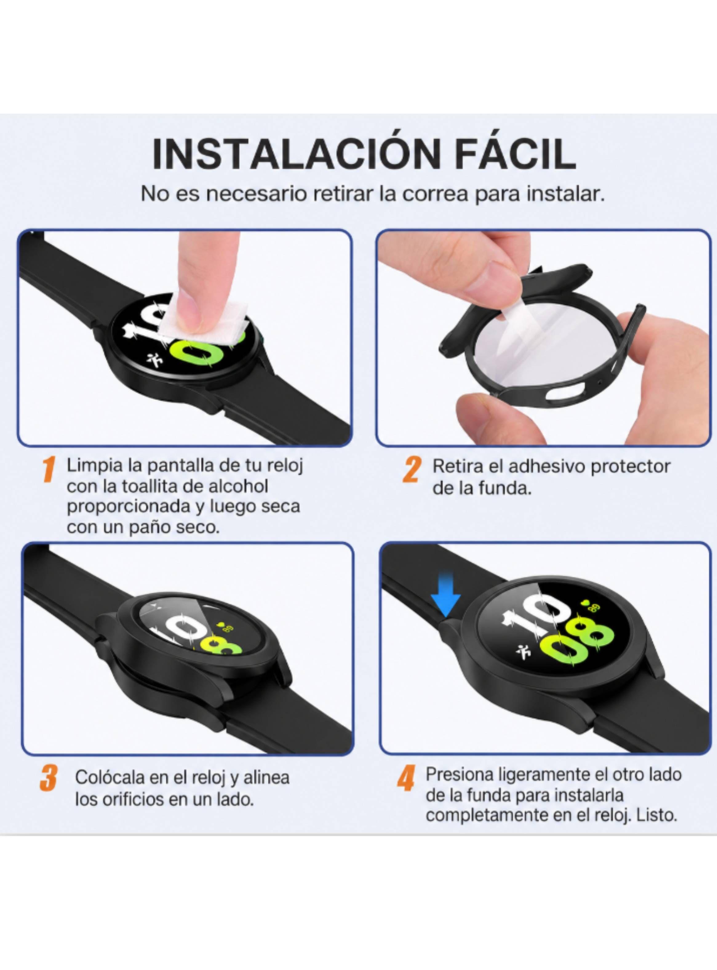 Carcasa Con Lamina Compatible Con Samsung Watch 8 44mm-4