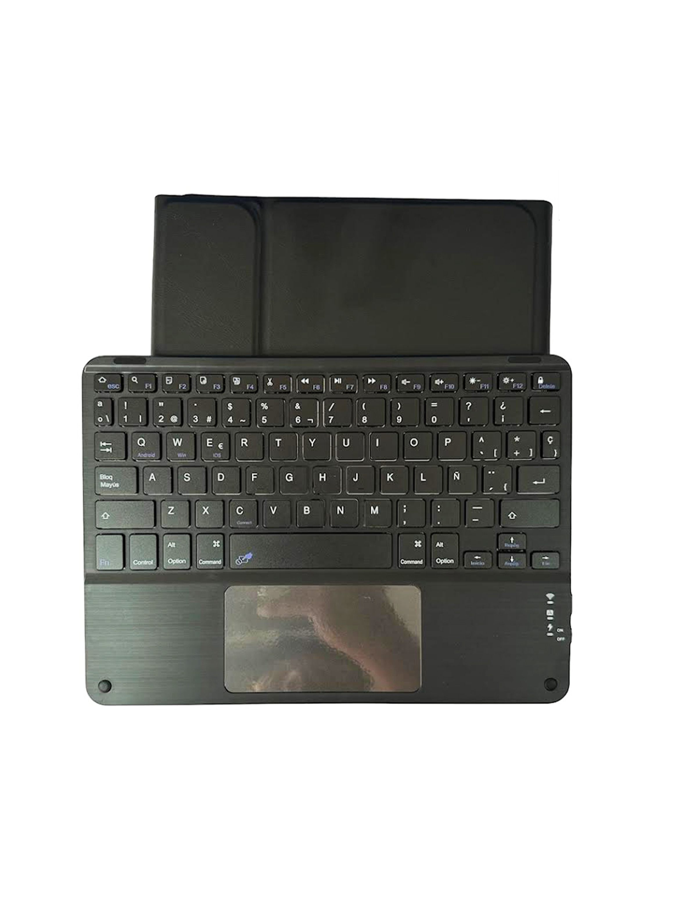 Funda Con Teclado Español Touchpad Para Samsung Tab A9 Plus-2