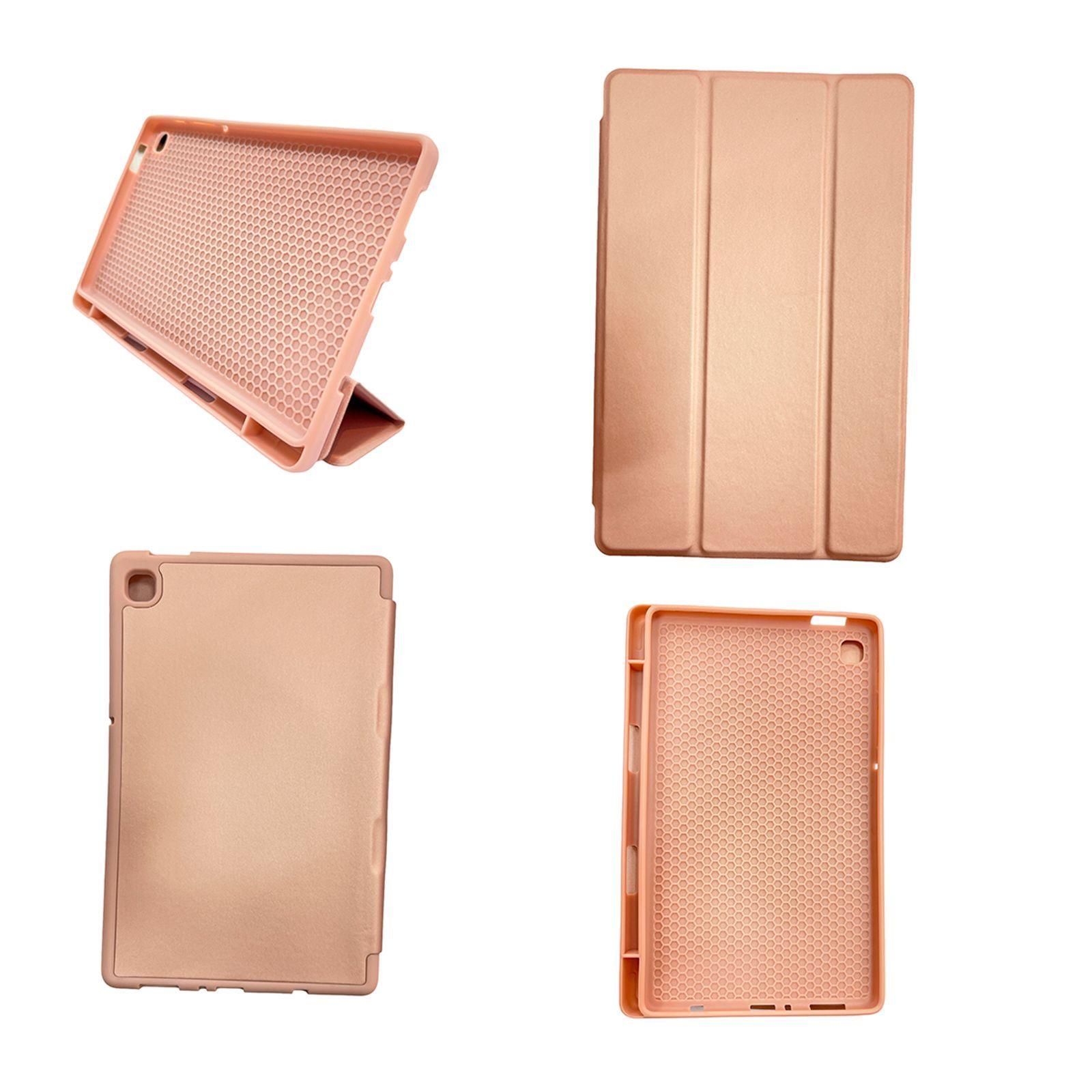 Funda Smart Cover Para Samsung Tab A7 Lite 8.7 T220 GoldRose-0