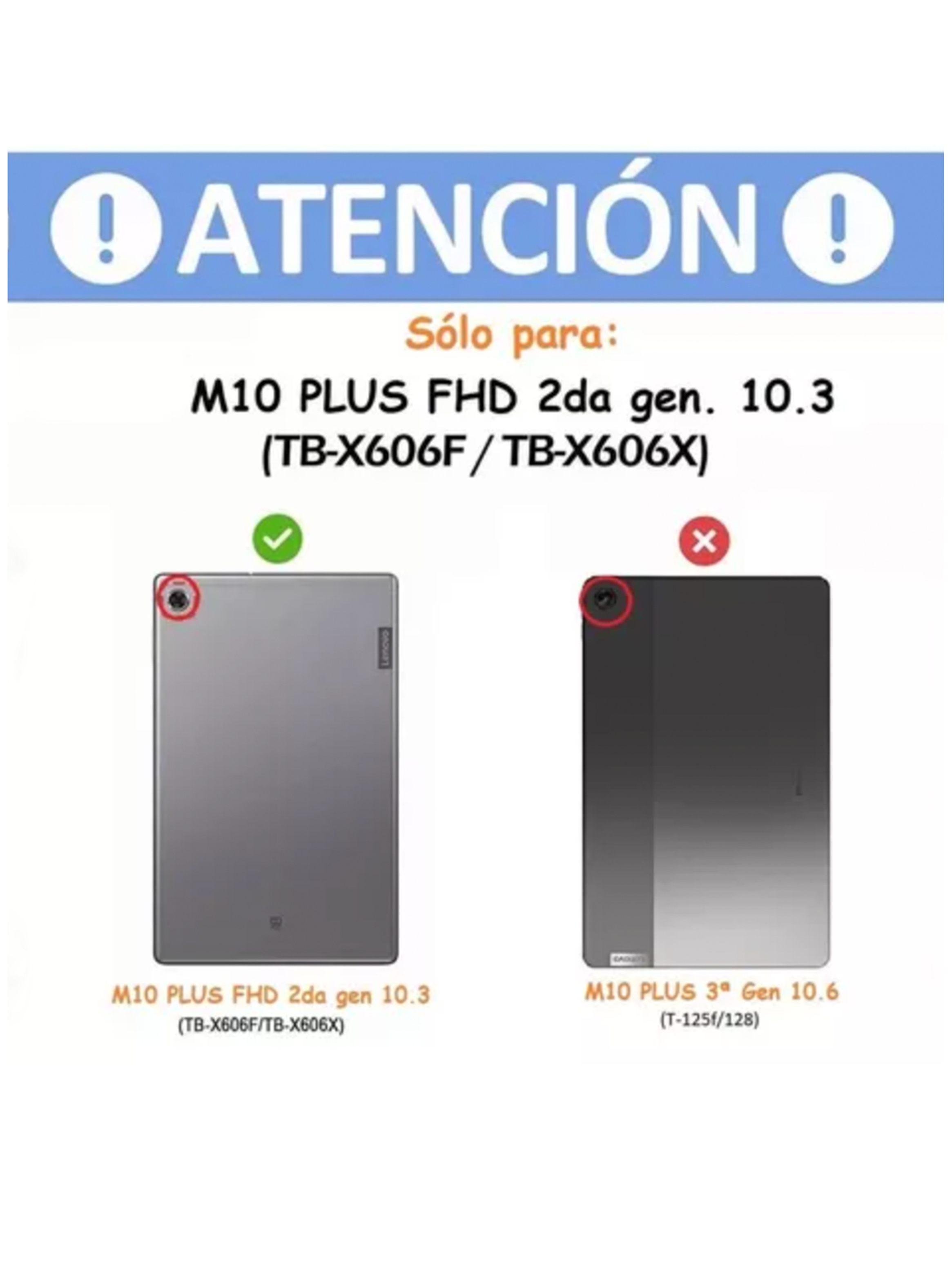 Funda Lamina Para Lenovo M10 Plus 10.1 X606 X306 Colores-4