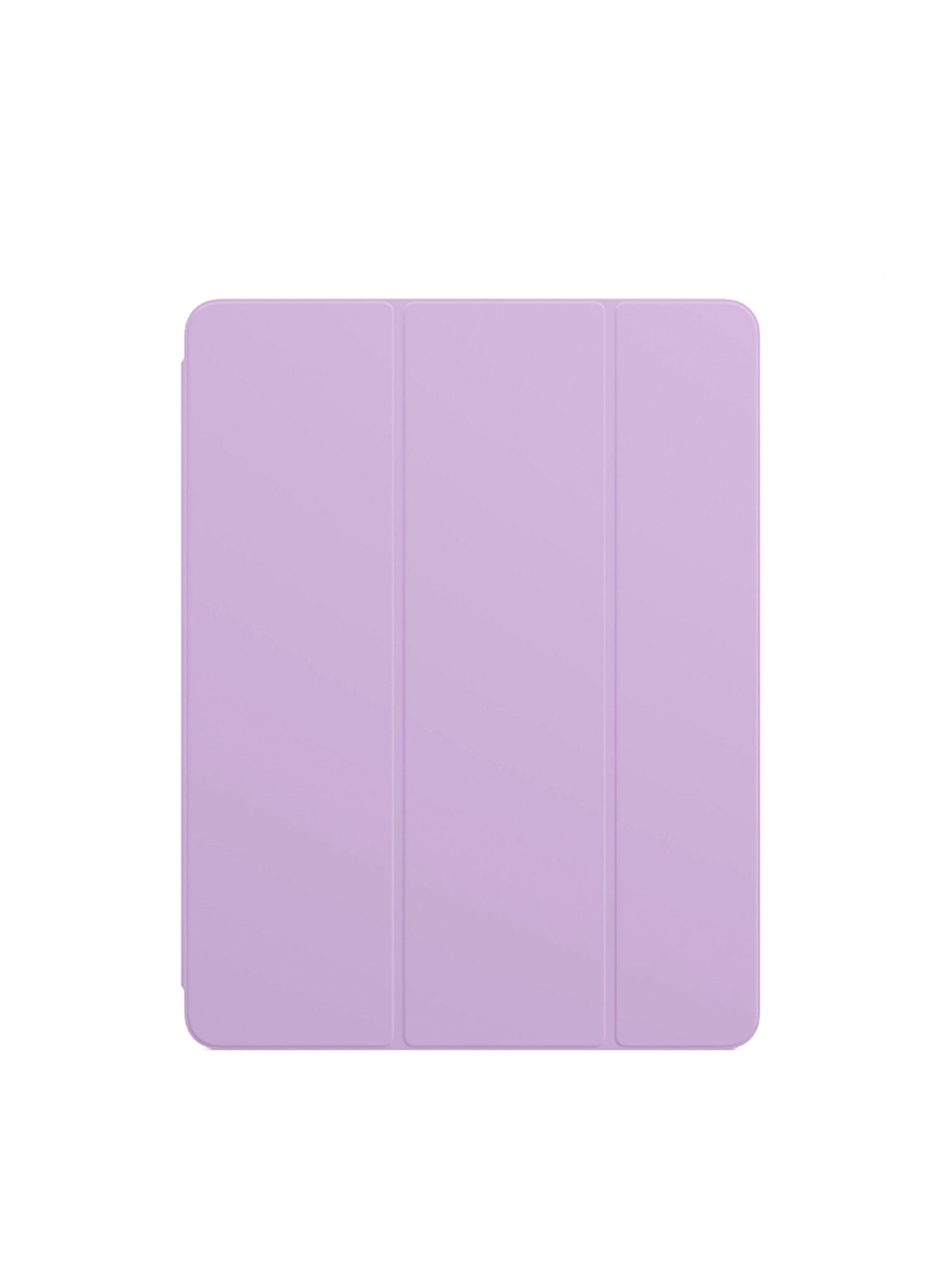 Carcasa Smart Cover Con Lamina Vidrio Para iPad 12.9 Lila-4