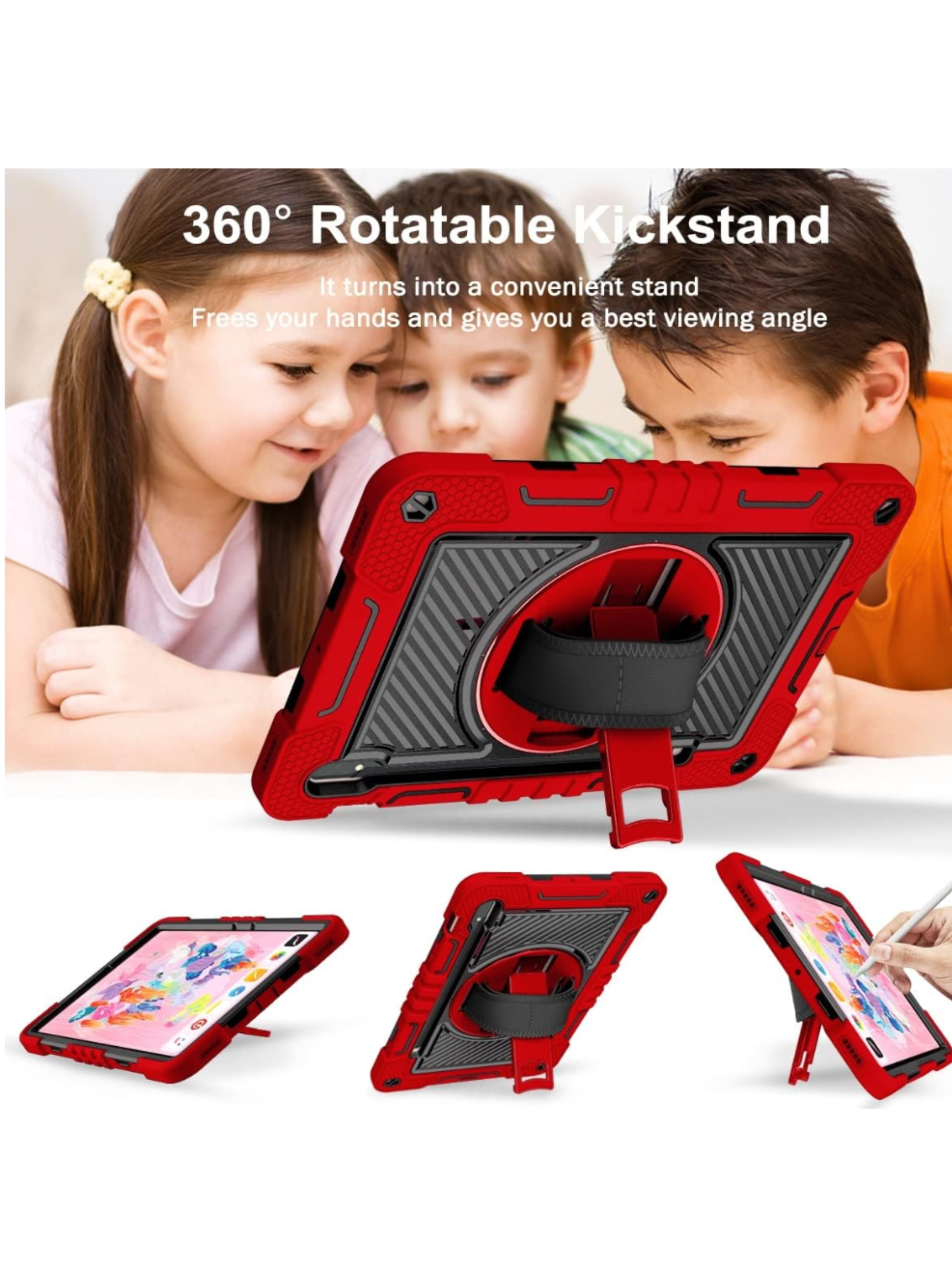 Funda Armadura 360 Lamina Vidrio Para Samsung Tab S10 Fe-2