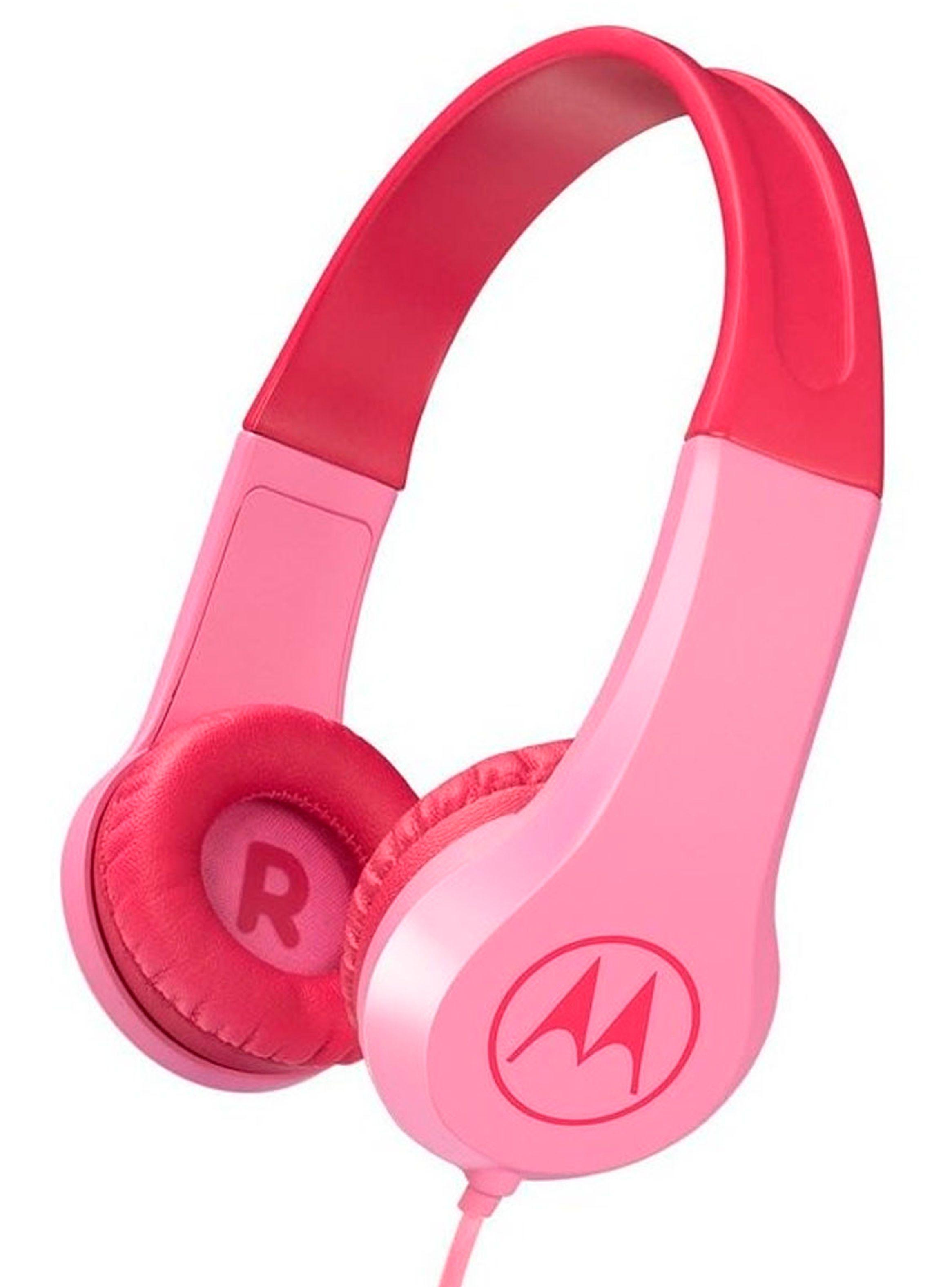 Audífonos Alámbricos Micrófono Motorola Squads 200 PK Rosa-0