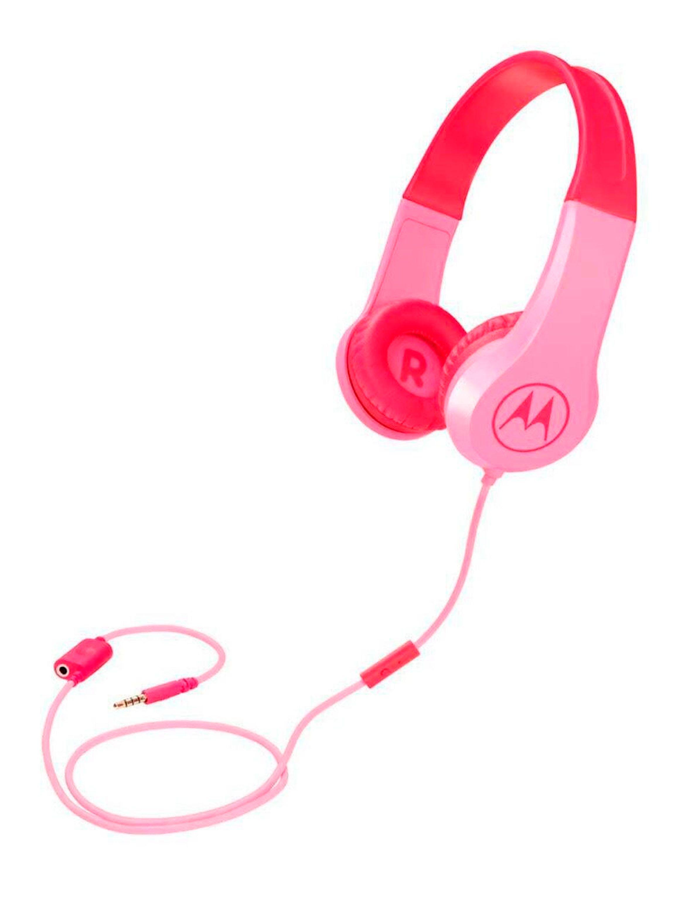 Audífonos Alámbricos Micrófono Motorola Squads 200 PK Rosa-1