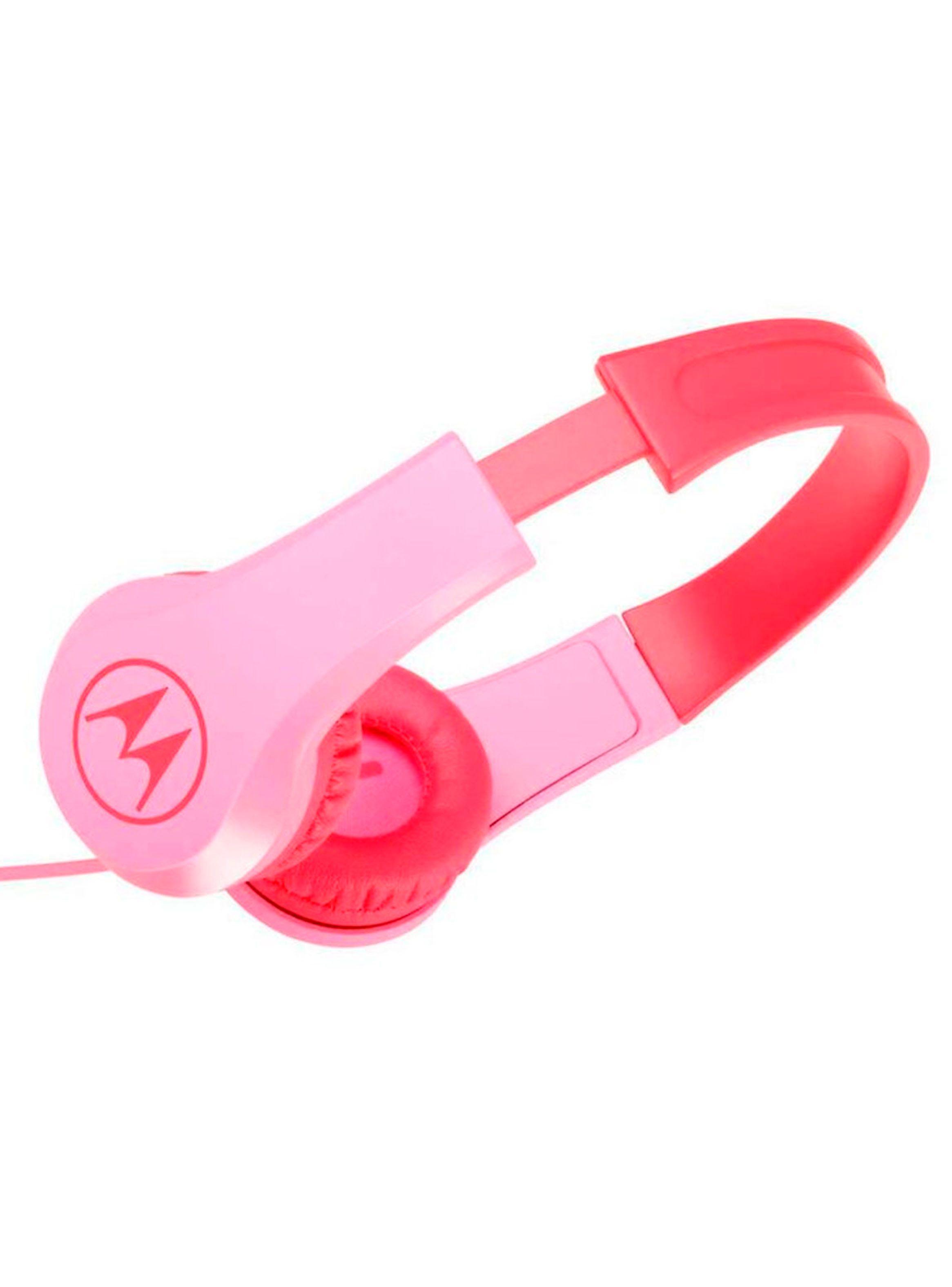 Audífonos Alámbricos Micrófono Motorola Squads 200 PK Rosa-2