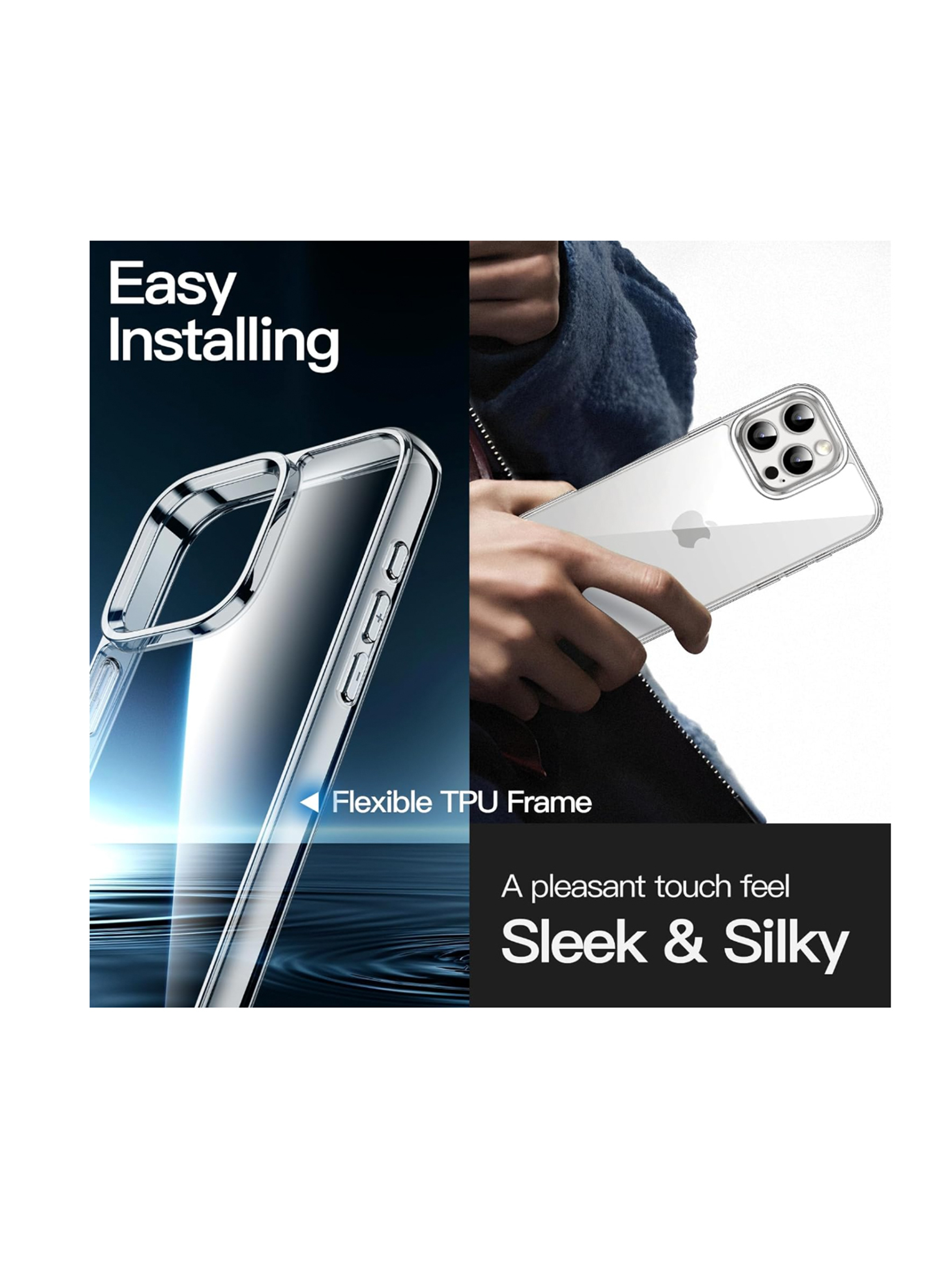 Carcasa Transparente Space Para iPhone 16 Plus-2