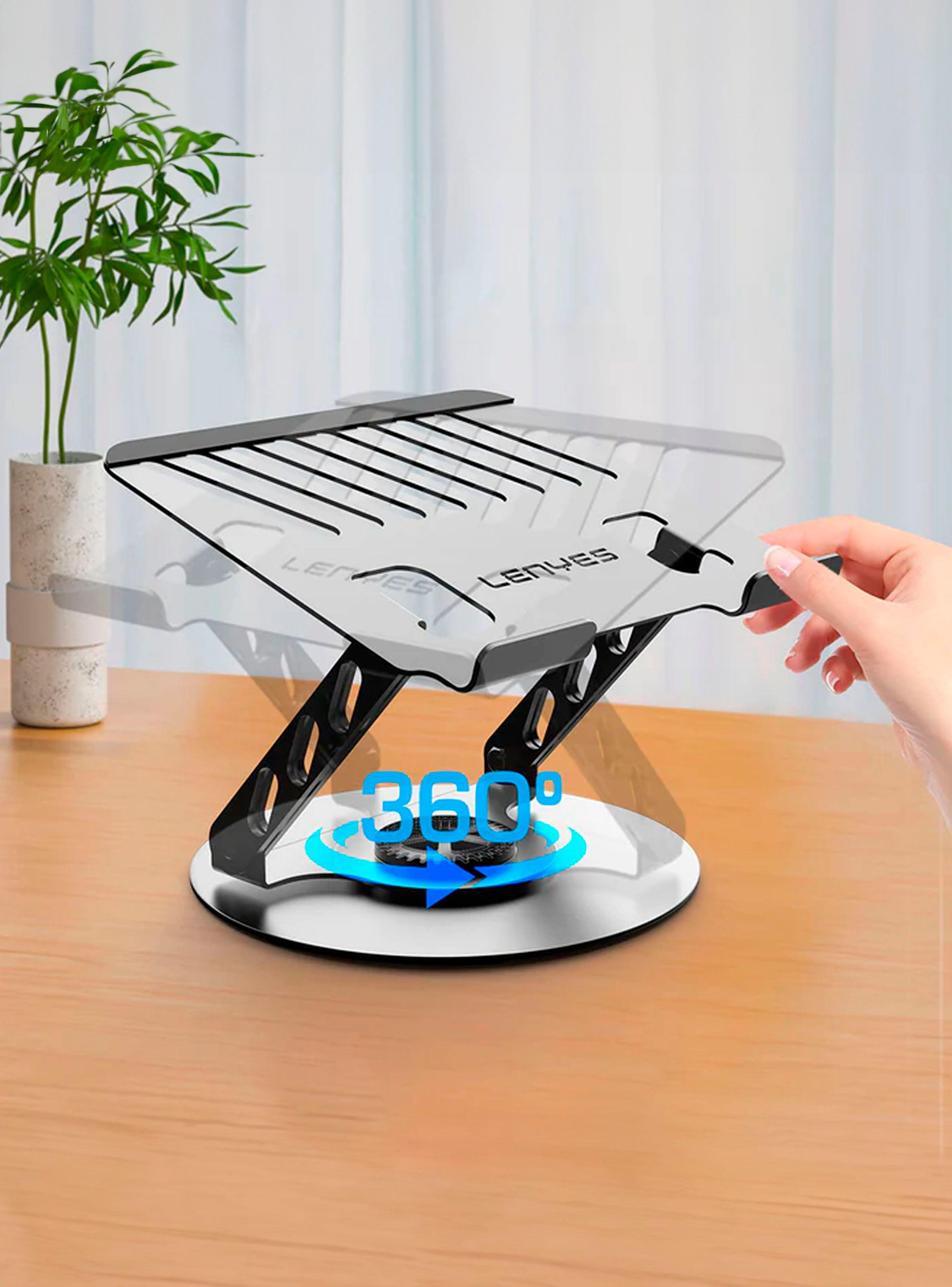 Soporte Plegable Para Notebook Giratorio 360 Ergonómic CR190-3