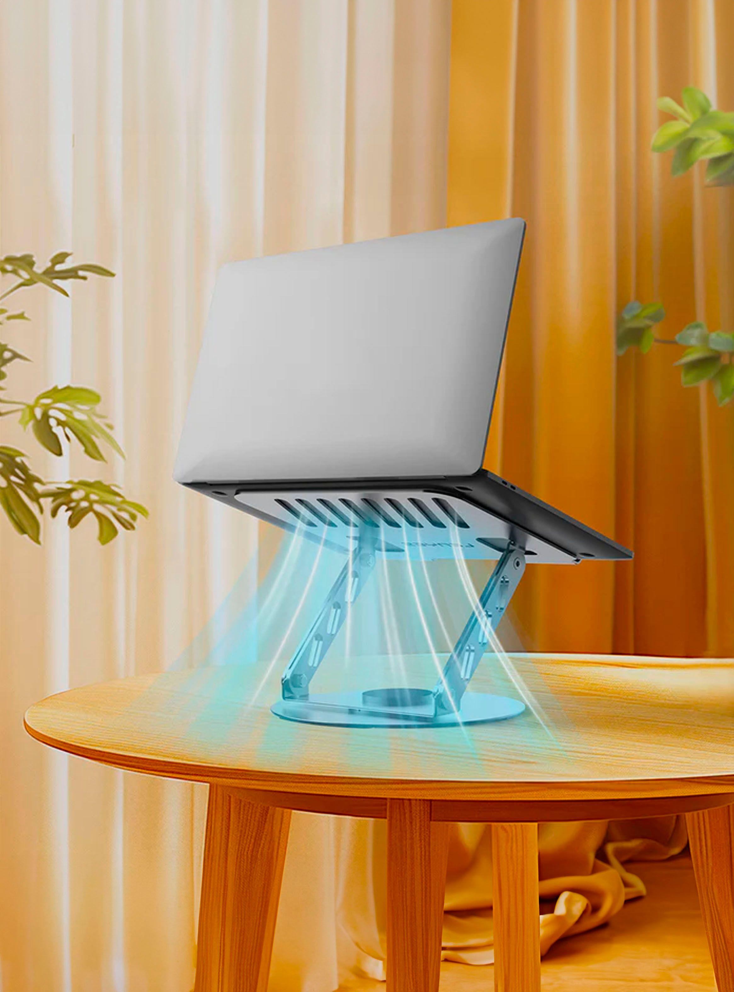 Soporte Plegable Para Notebook Giratorio 360 Ergonómic CR190-4