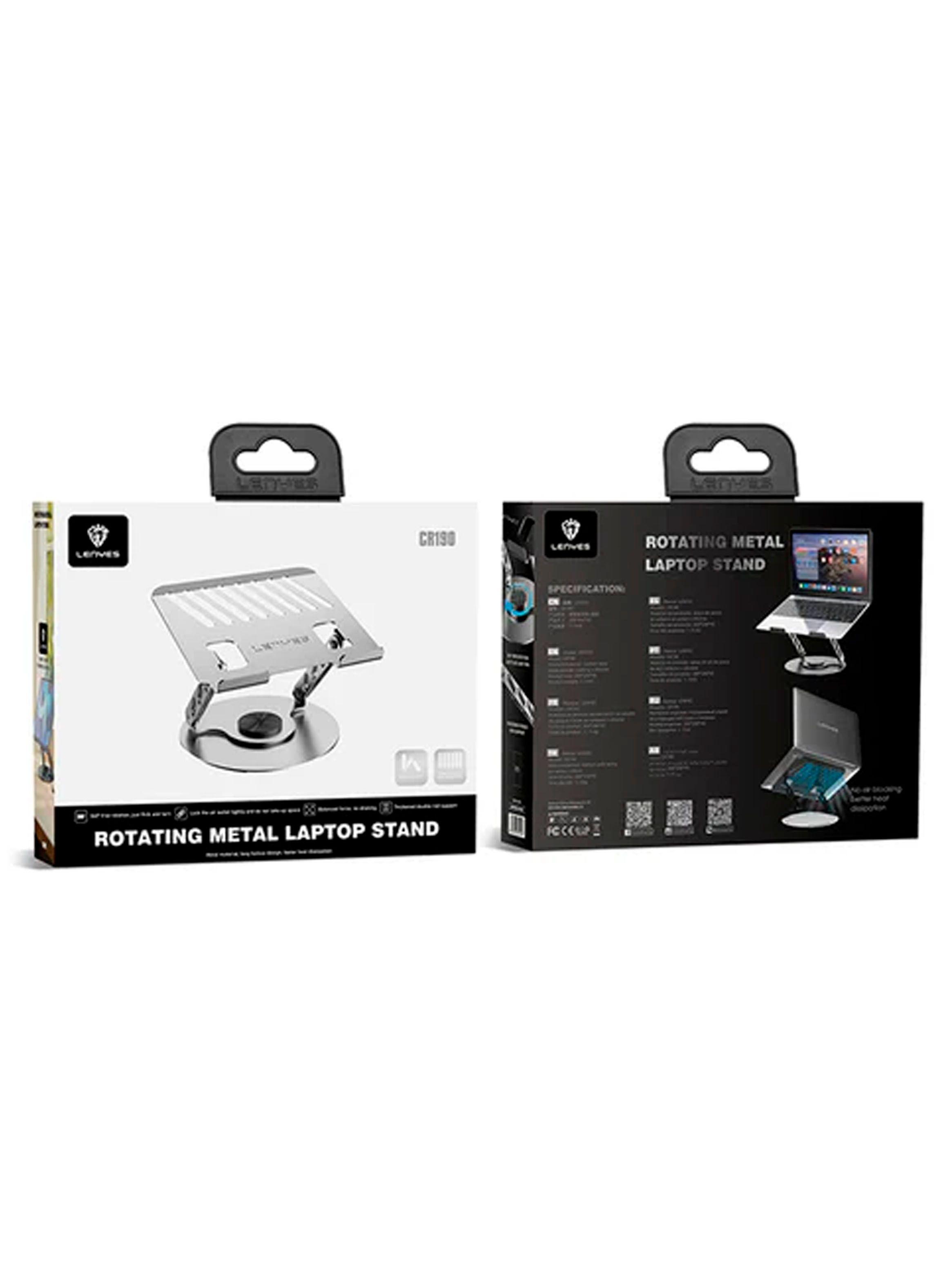 Soporte Plegable Para Notebook Giratorio 360 Ergonómic CR190-5