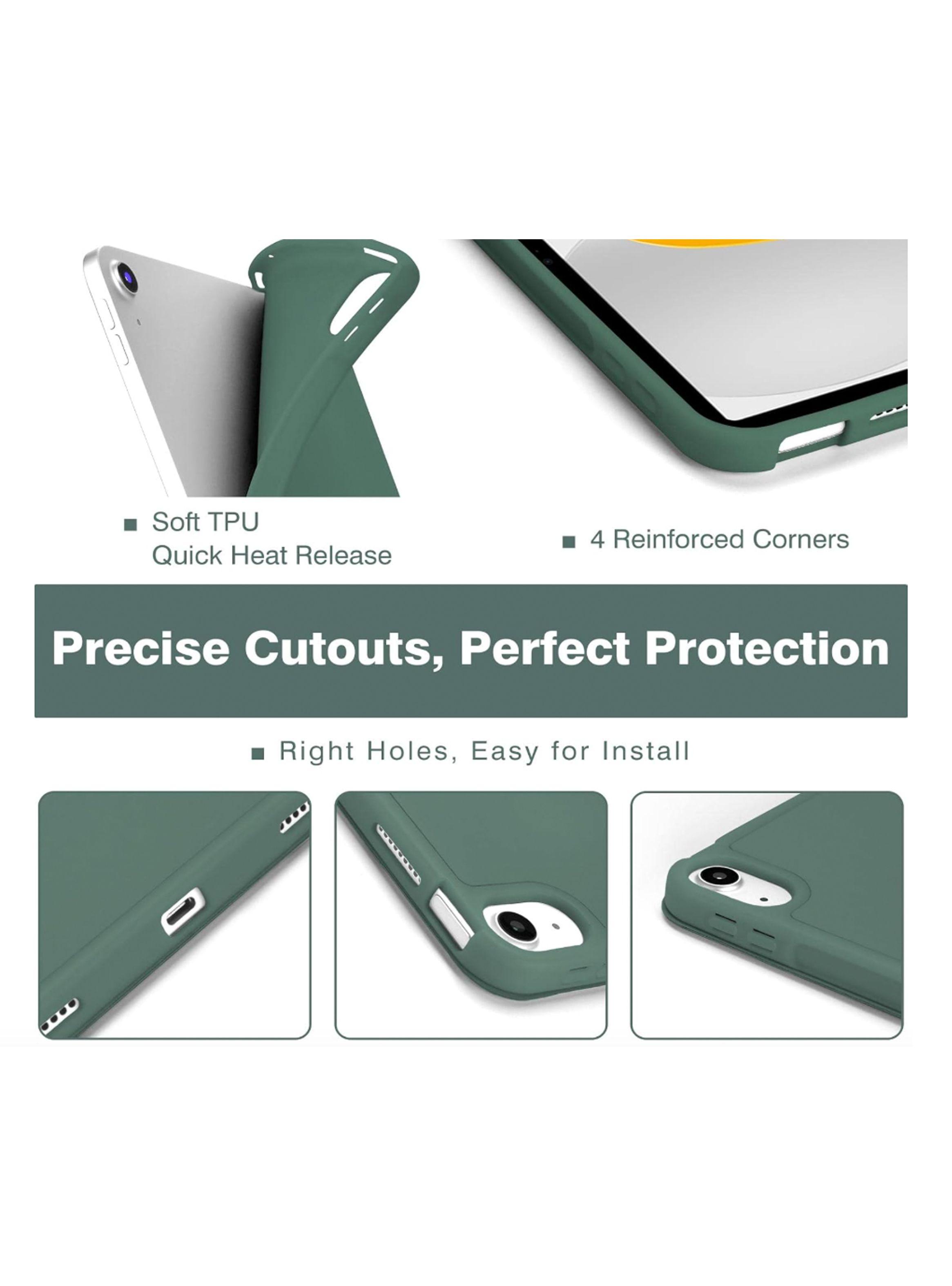Funda Smart Cover Para iPad A16 2025 11th Generación Gold Rose-5