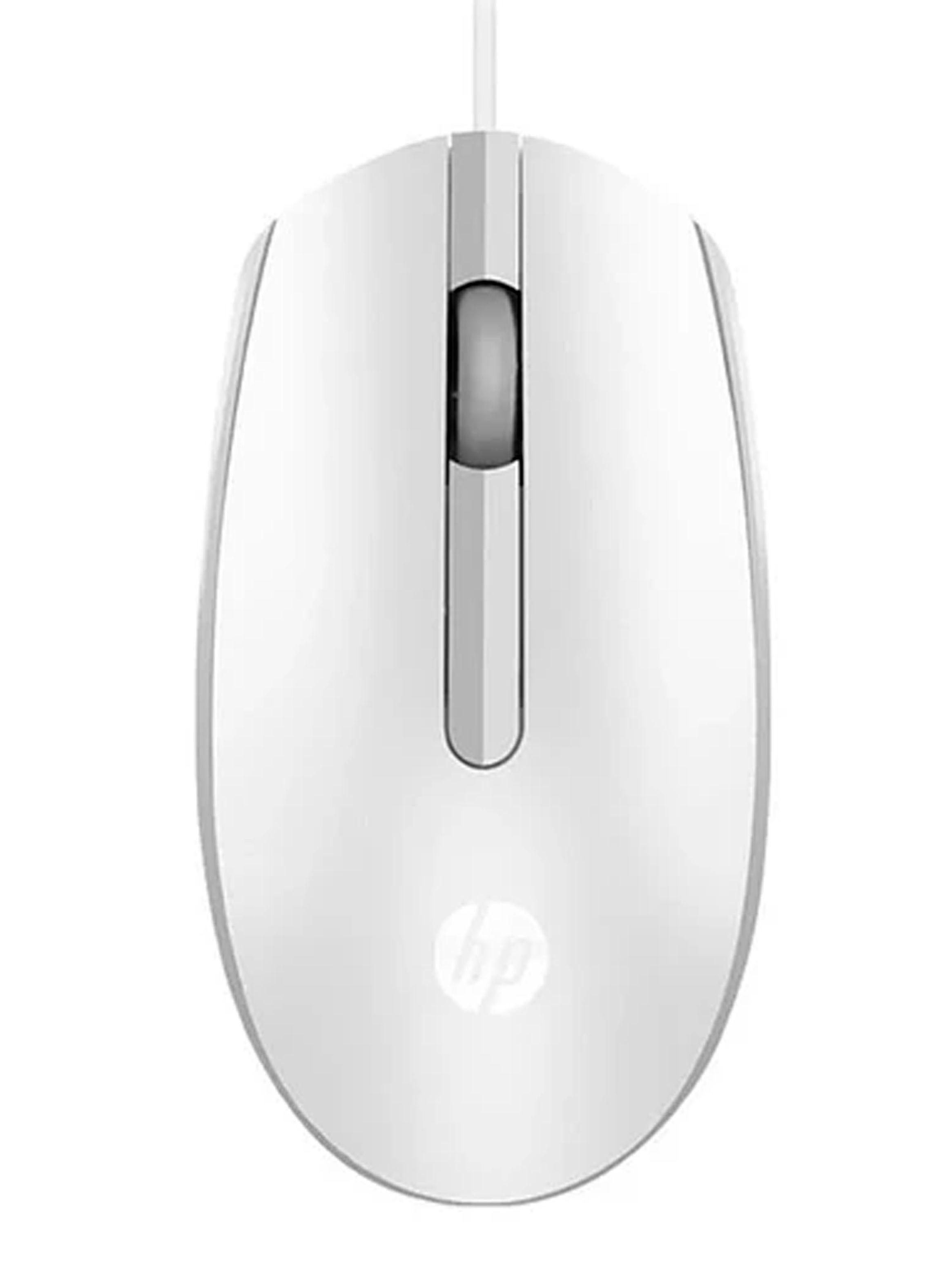 Mouse Optico Ergonómico Con Cable USB De 1.200dpi HP M10-0