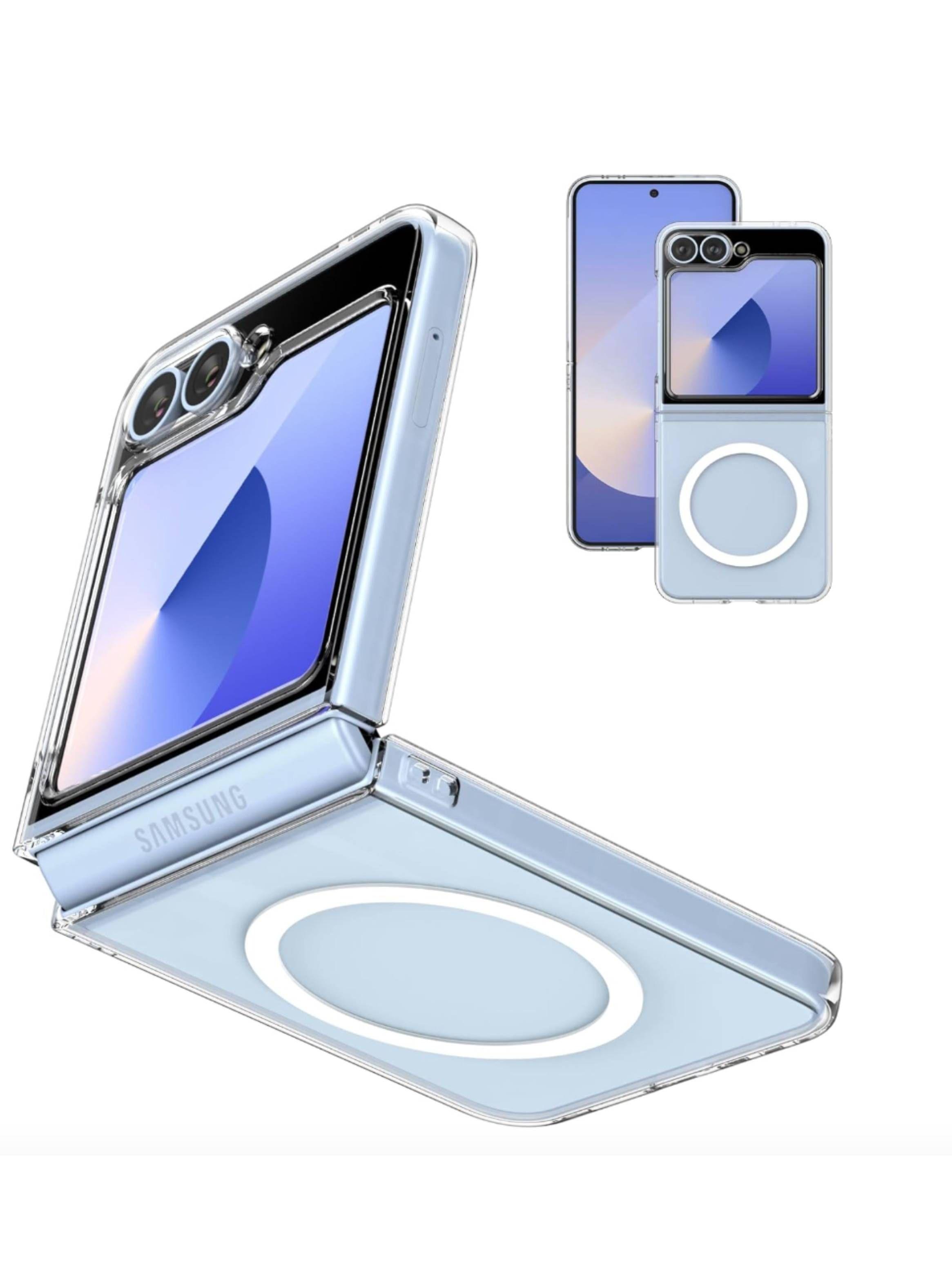 Carcasa Transparente Para Samsung Z Flip 6 Magsafe-5