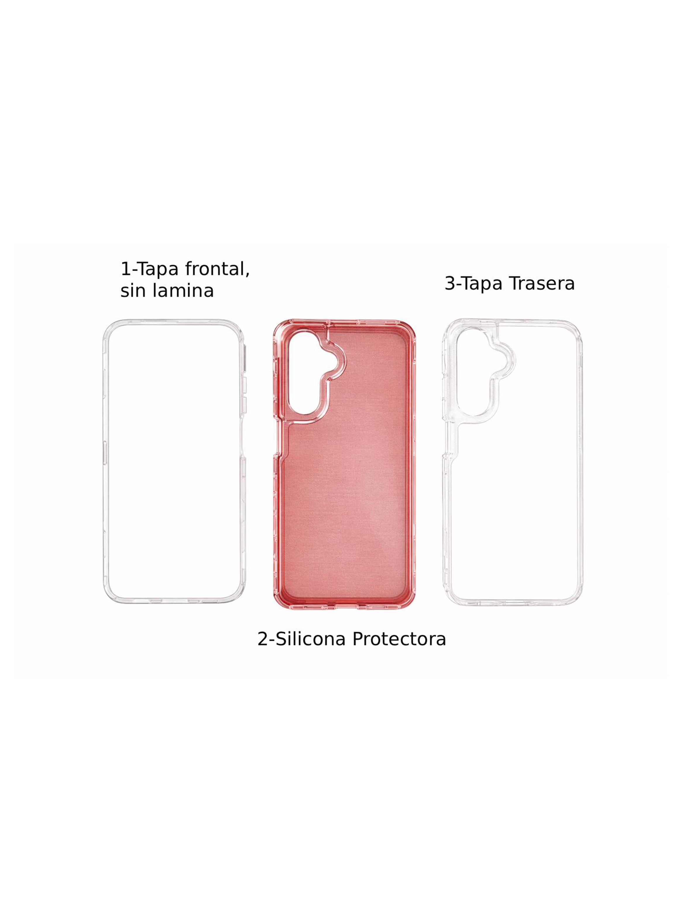 Carcasa Antigolpes 360 Para Samsung A07 Colores-1